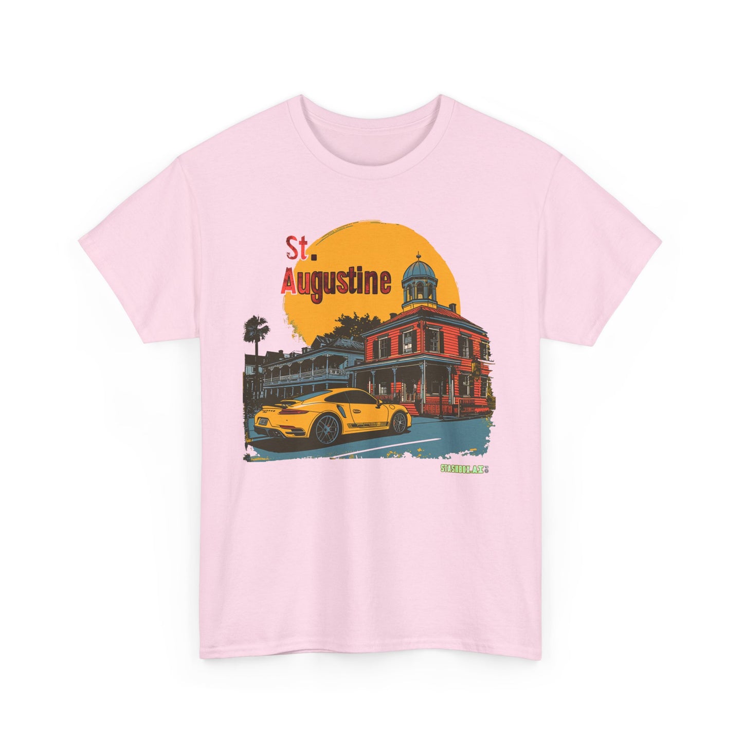 Unisex Heavy Cotton TShirt St. Augustine Design 010