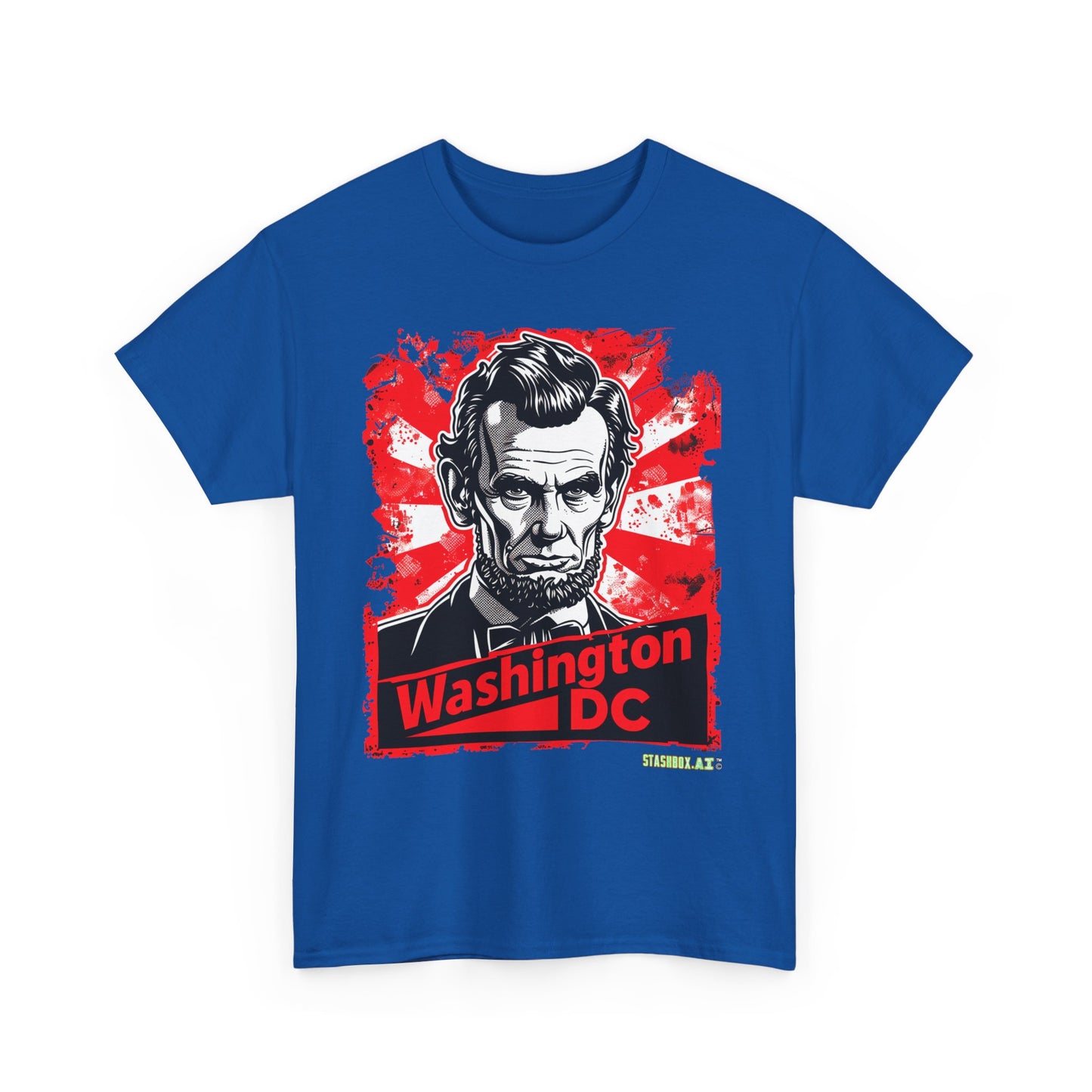 Unisex Heavy Cotton TShirt Abe Lincoln Washington DC 007