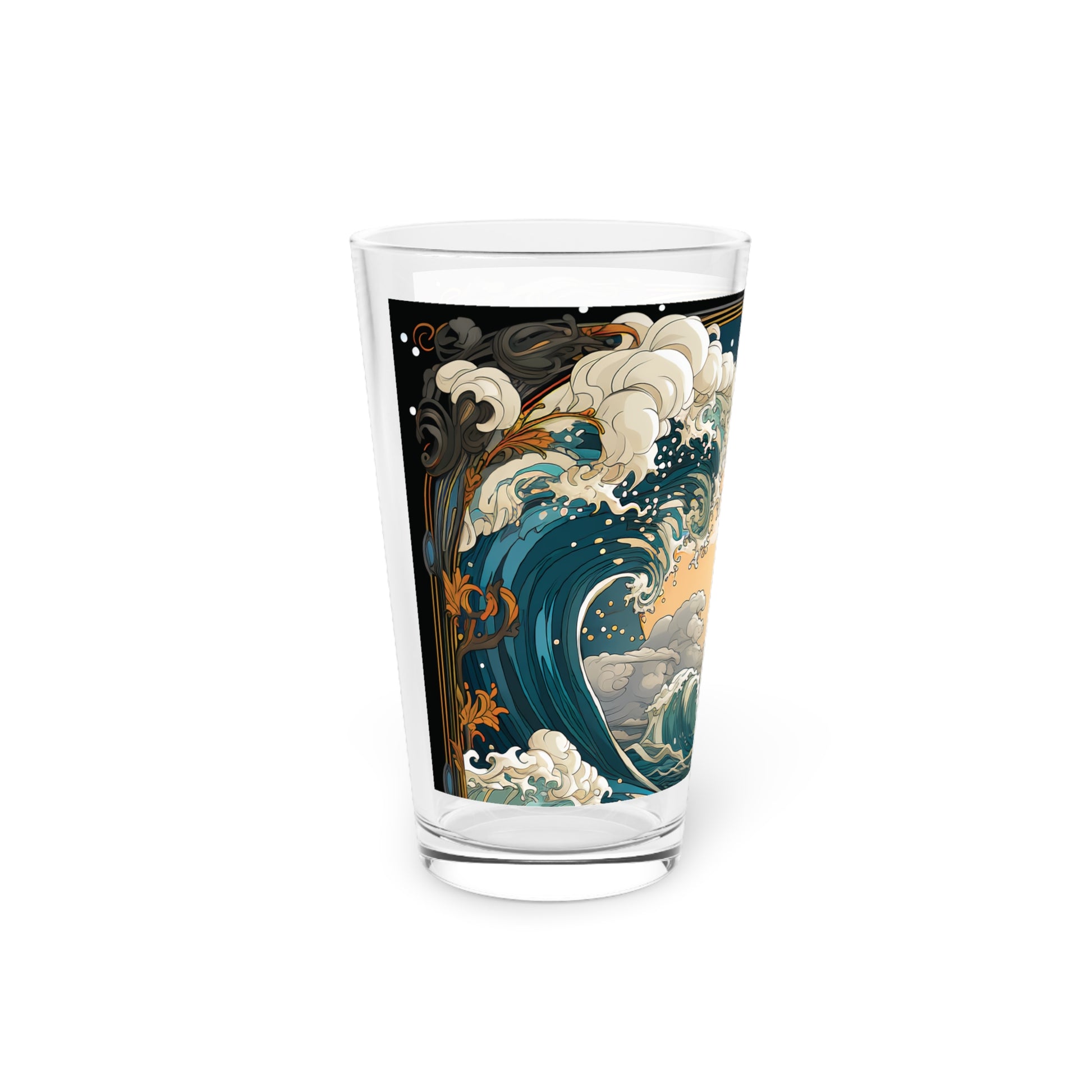 Experience the mystical union of tarot symbolism and ocean waves with our Tarot Card Style Wave Pint Glass (16oz) - Waves Design #034, exclusively from Stashbox.ai. This glass captures the secrets of the arcane in its design, offering a transcendent drinking experience. Embrace the magic, enhance your moments, and toast to the mysteries of life.