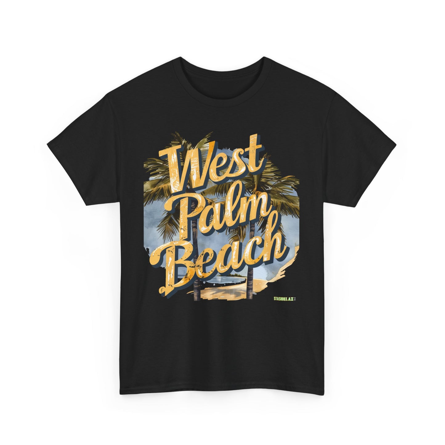 Unisex Heavy Cotton Tee West Palm Beach 012