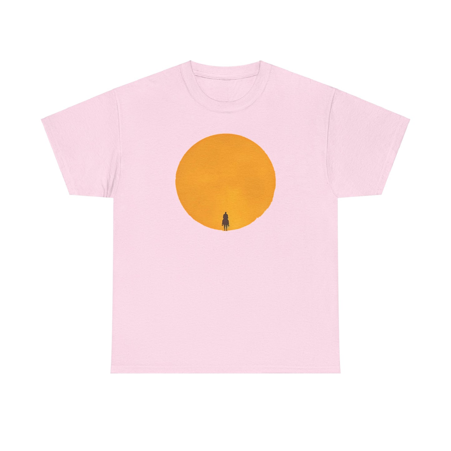 Unisex Heavy Cotton T-Shirt  Horserider in Sun 1