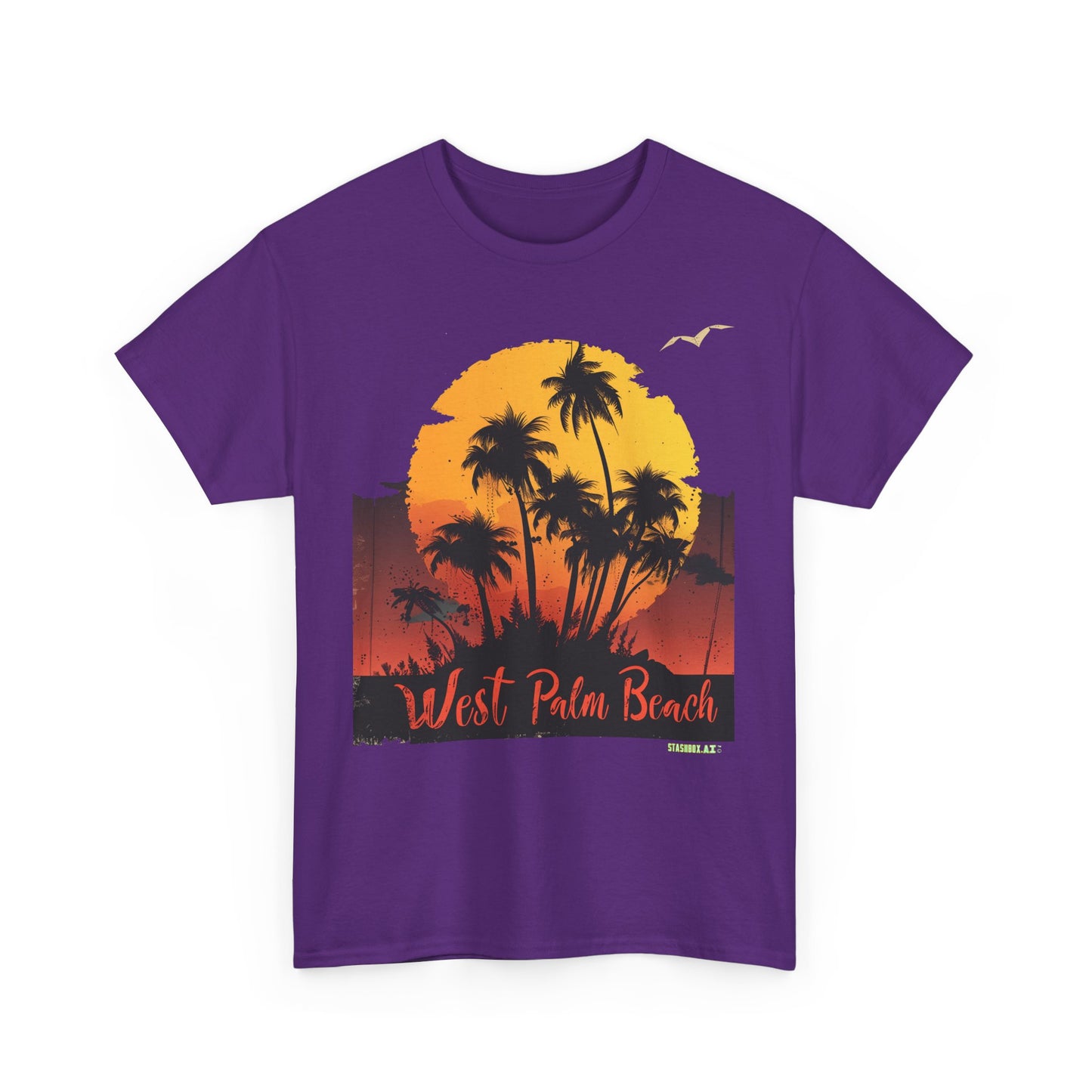 Unisex Heavy Cotton Tee West Palm Beach 026