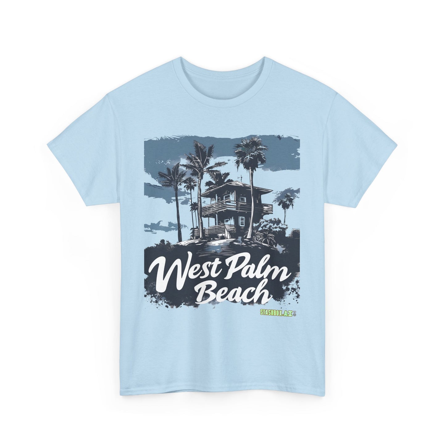 Unisex Heavy Cotton Tee West Palm Beach 016