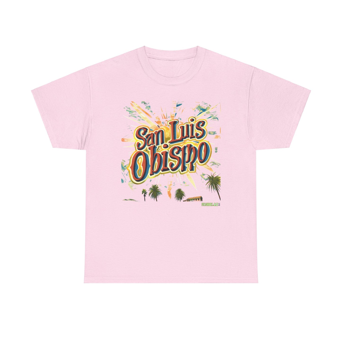 Unisex Heavy Cotton TShirt San Luis Obispo Design 007