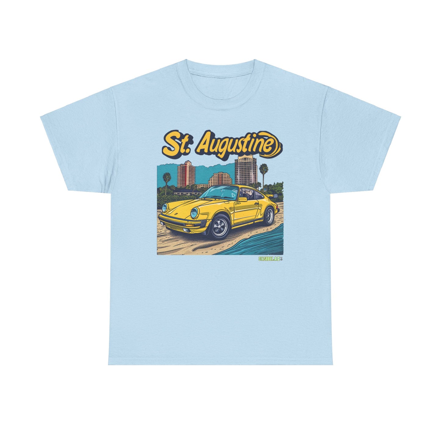 Unisex Heavy Cotton Tee St. Augustine Design 008