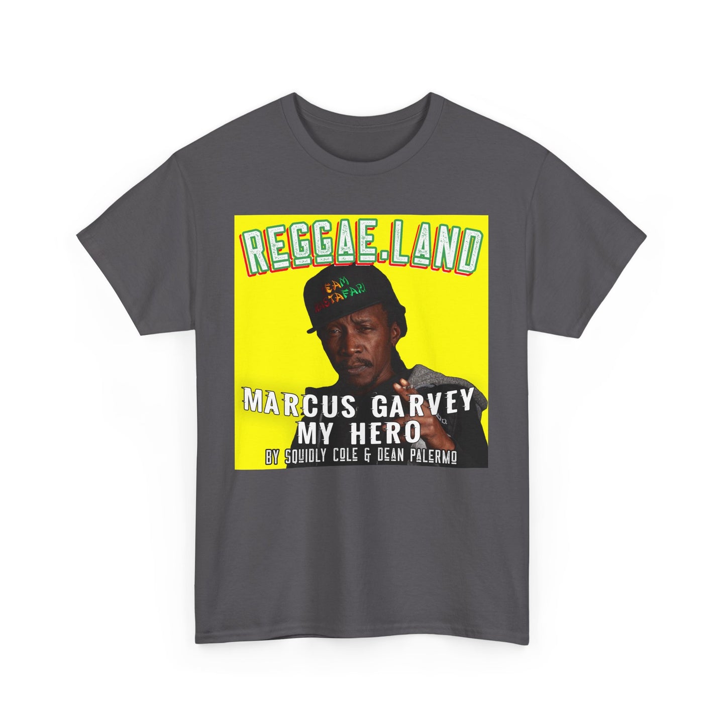 Men's Short-Sleeve Unisex T-Shirt Reggae.Land Squidly Cole Marcus Garvey My Hero Stashbox 10