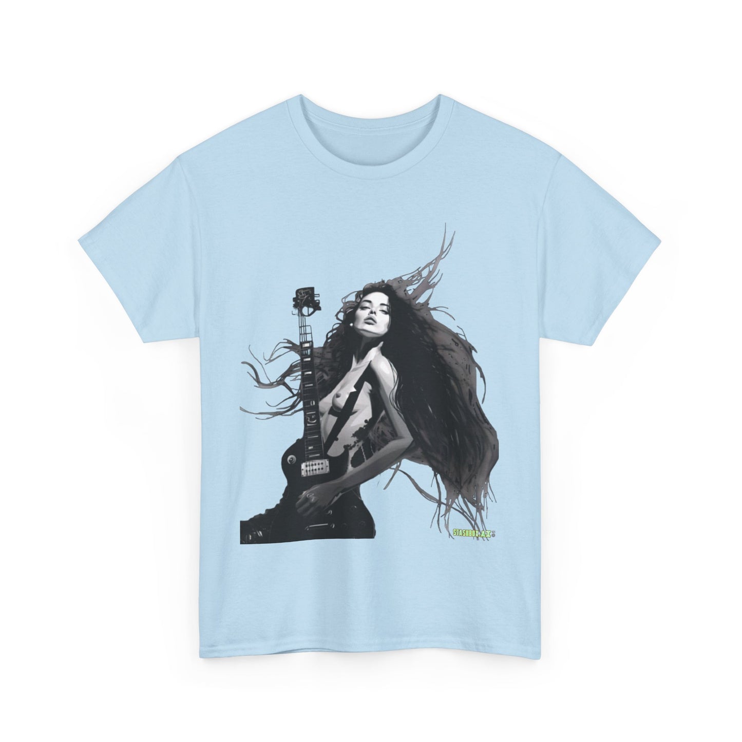 Unisex Heavy Cotton T-Shirt  Girl Guitar N2