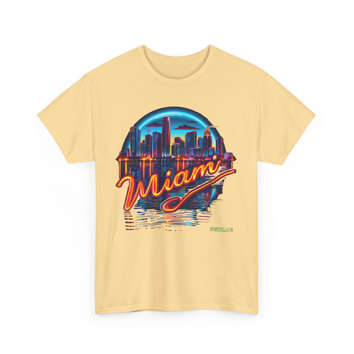 Unisex Heavy Cotton Miami TShirt Design 05