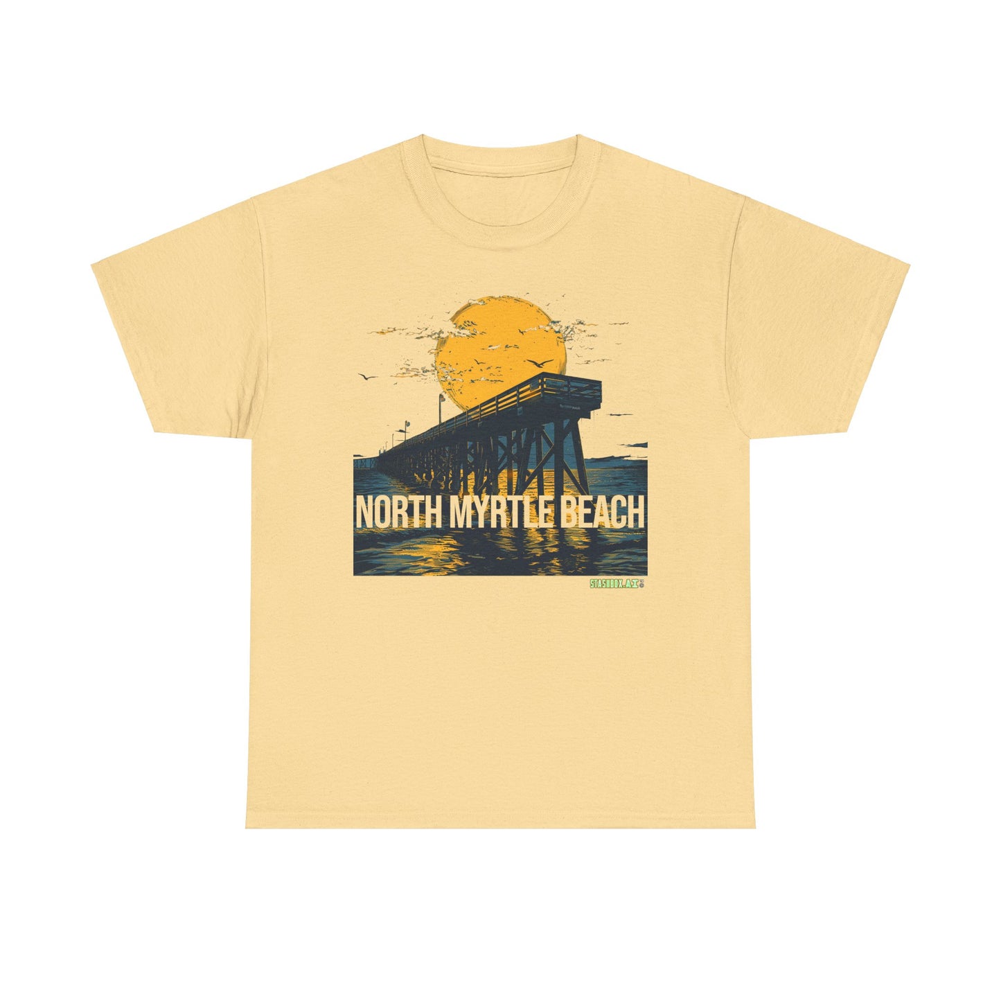 Unisex Heavy Cotton Tee North Myrtle Beach Design 007