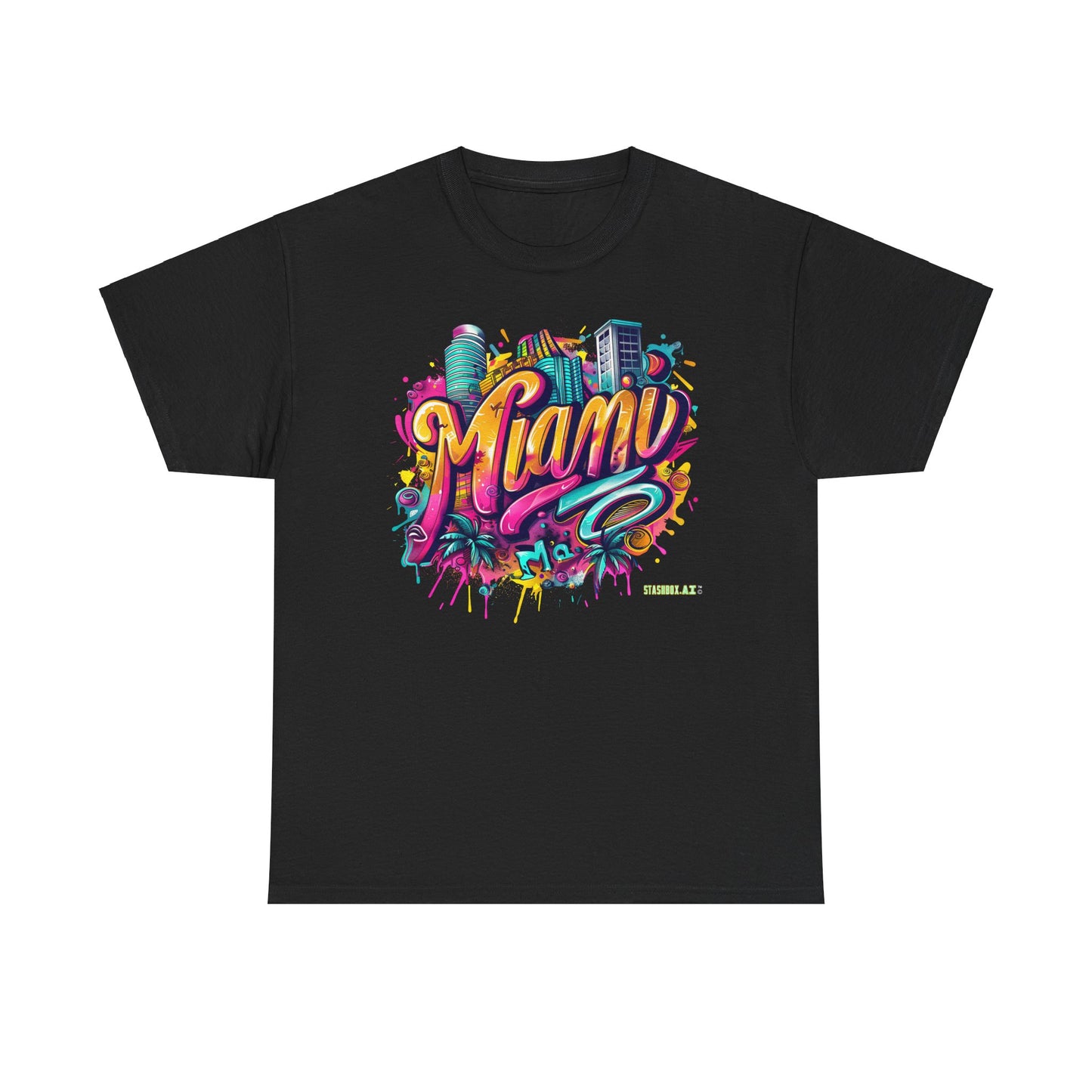 Unisex Heavy Cotton Miami TShirt Design 010