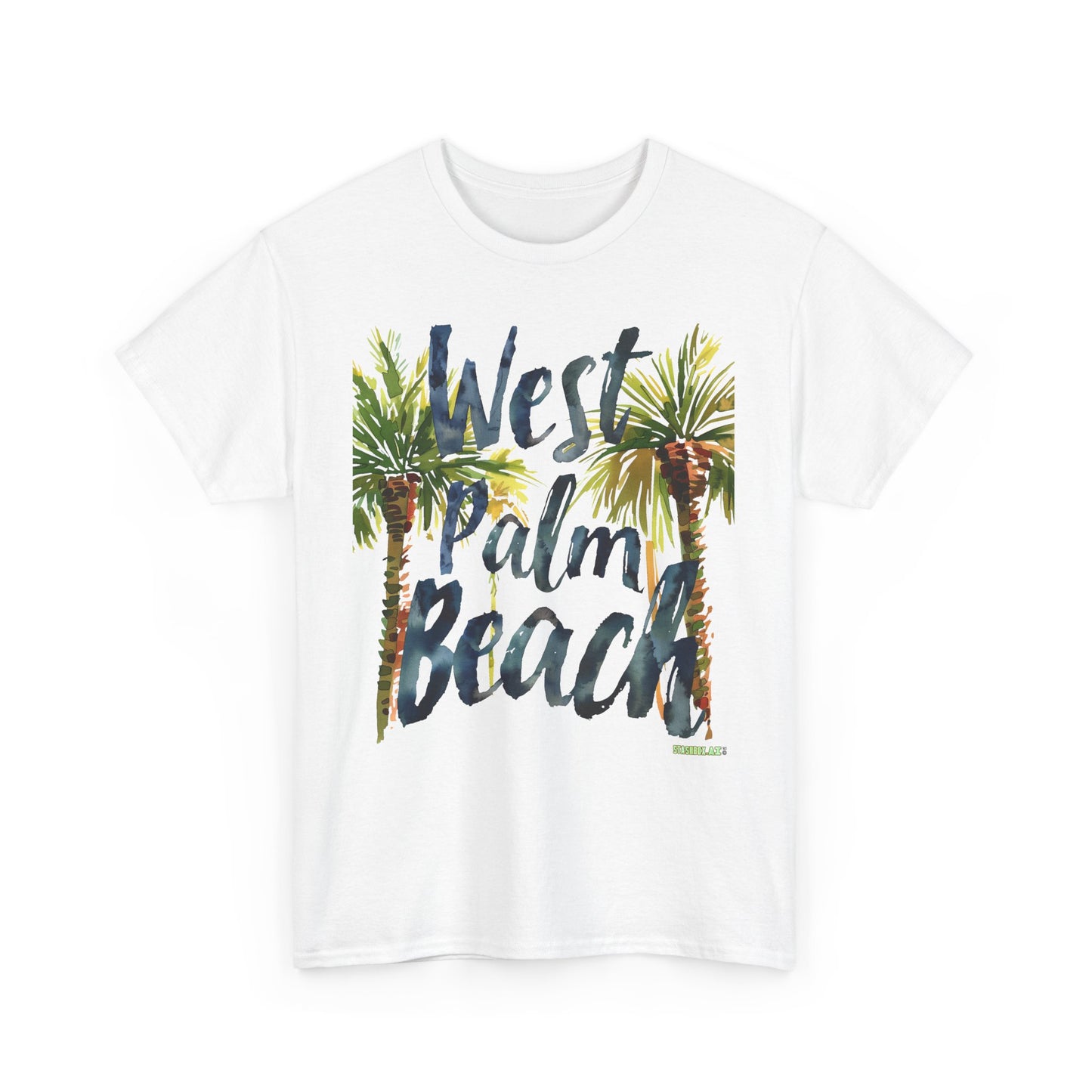 Unisex Heavy Cotton Tee West Palm Beach 006