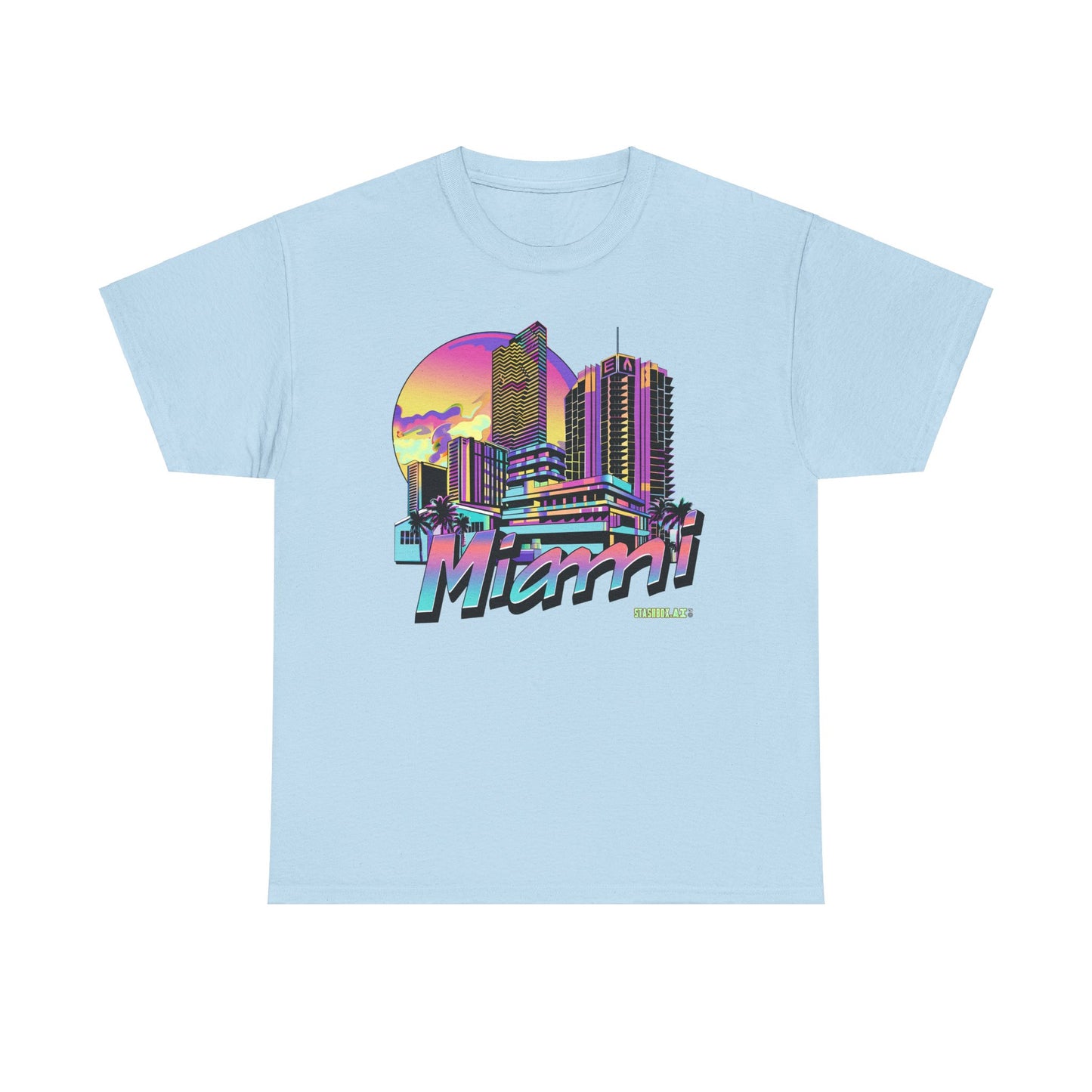 Unisex Heavy Cotton Miami TShirt Design 07