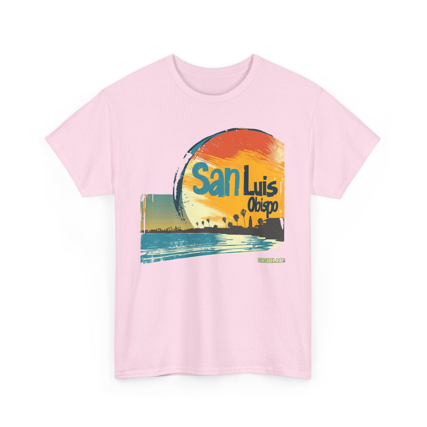 Unisex Heavy Cotton TShirt San Luis Obispo Design 001