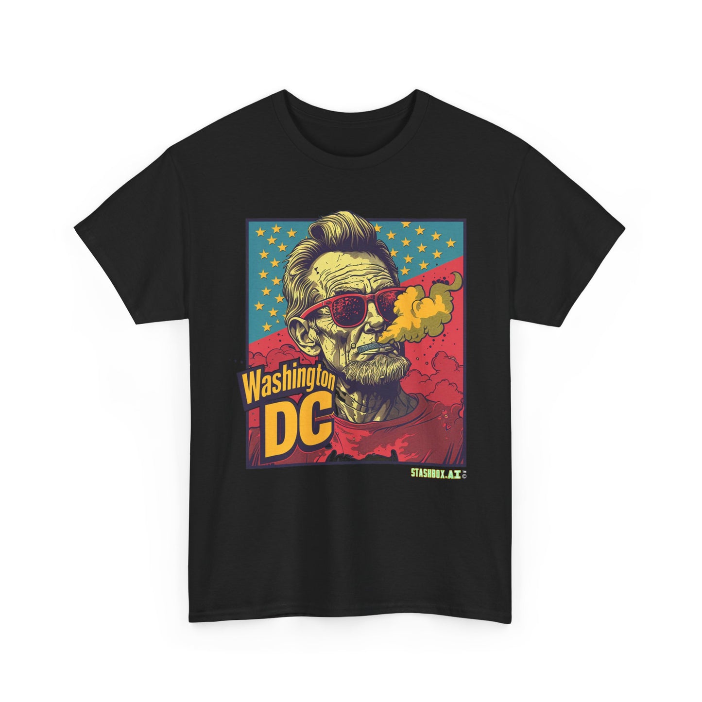 Unisex Heavy Cotton TShirt Abe Lincoln Washington DC 008