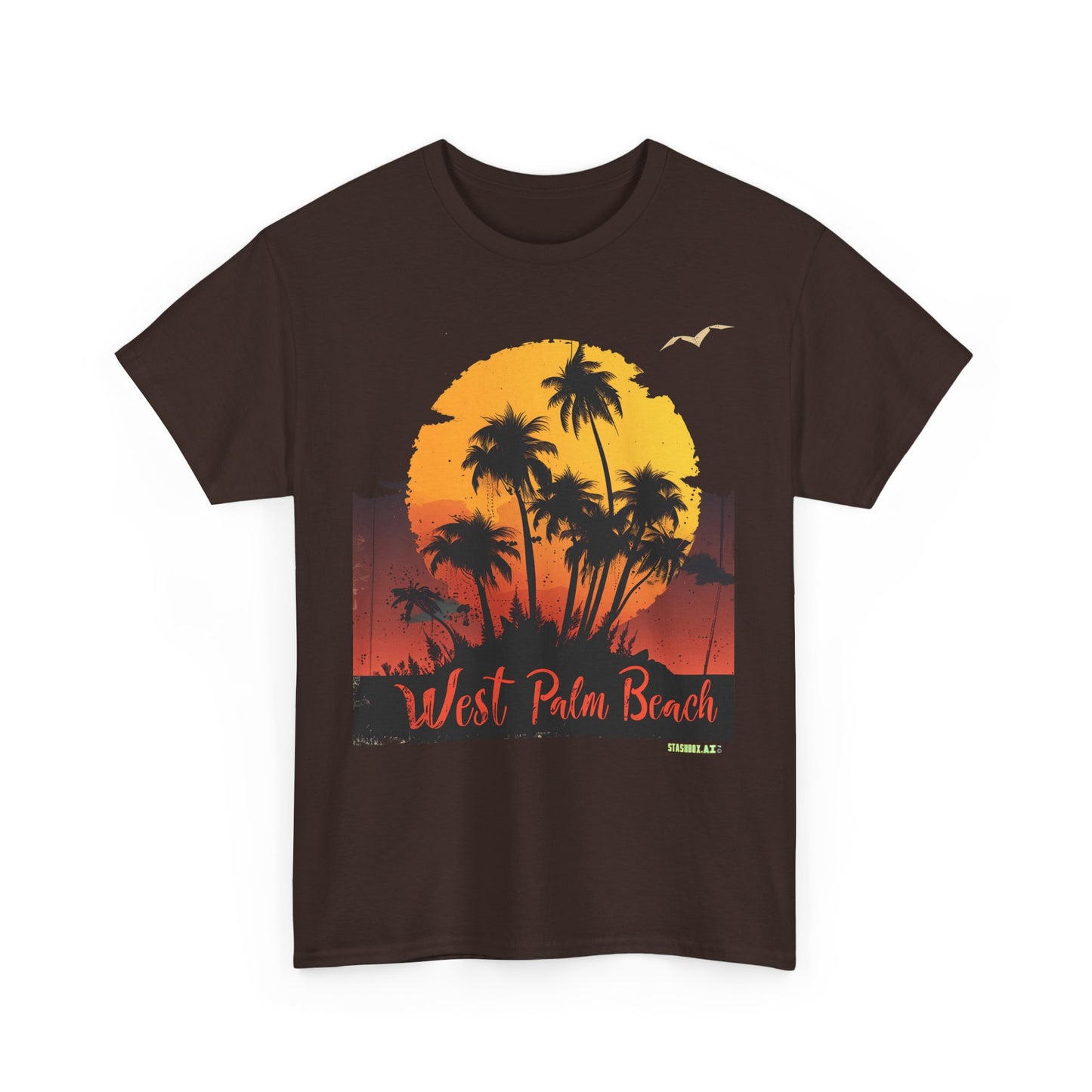 Unisex Heavy Cotton Tee West Palm Beach 026