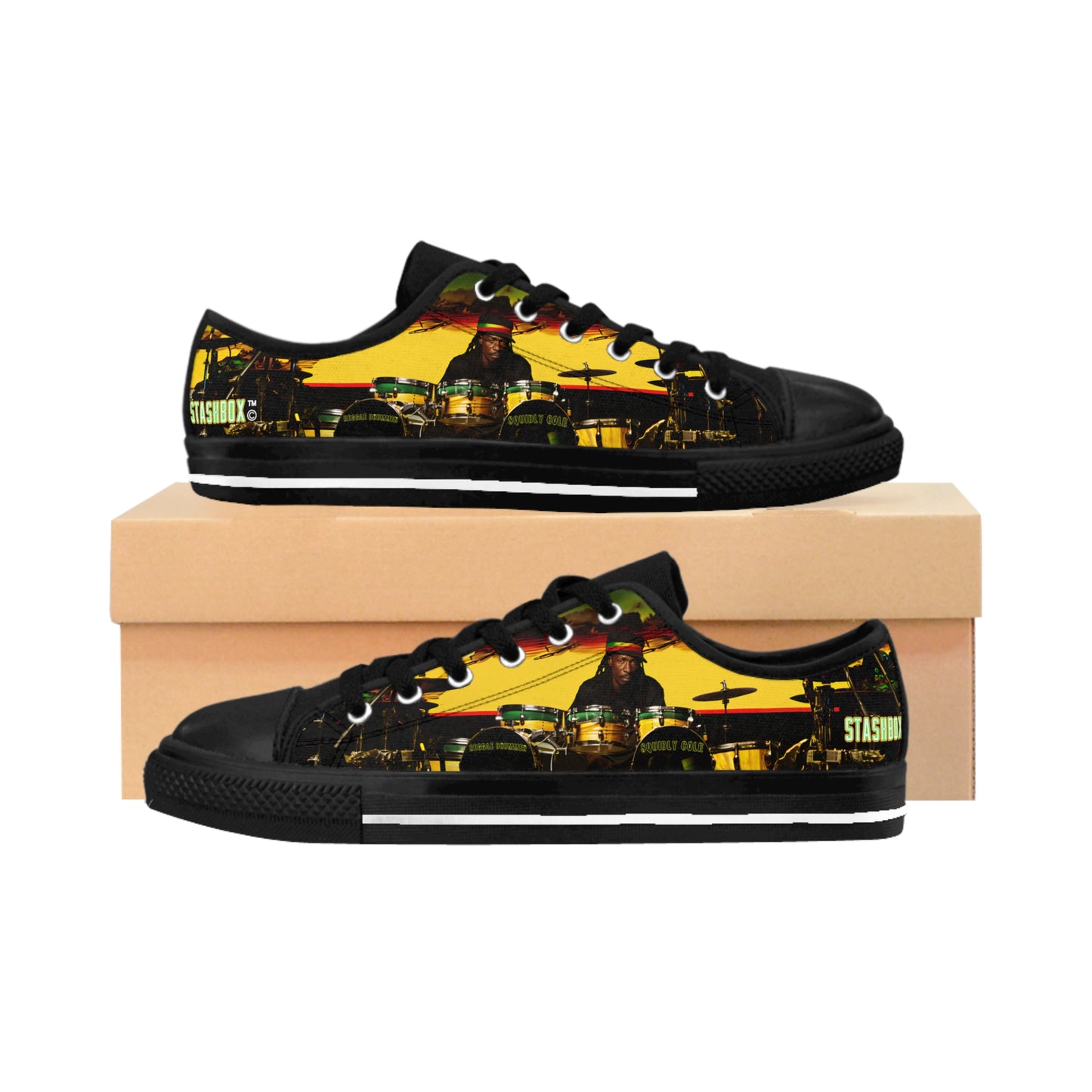Black Shoes Official Squidly Cole Reggae Drummer Signature Series