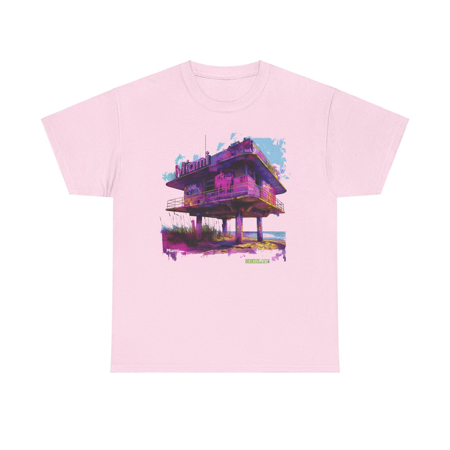 Unisex Heavy Cotton Miami TShirt Design 08