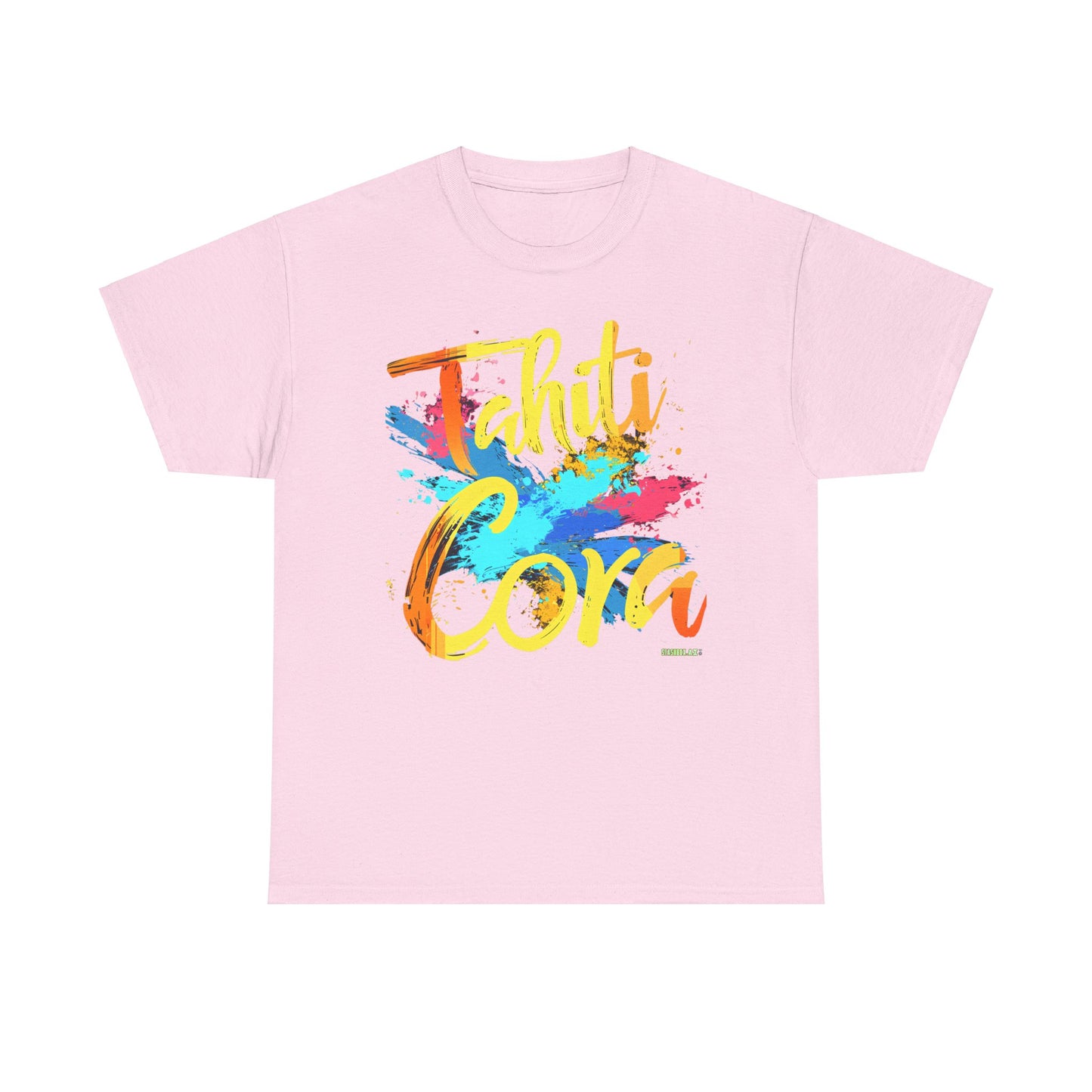 Heavy Cotton T-Shirt  Tahiti Cora Logo 003