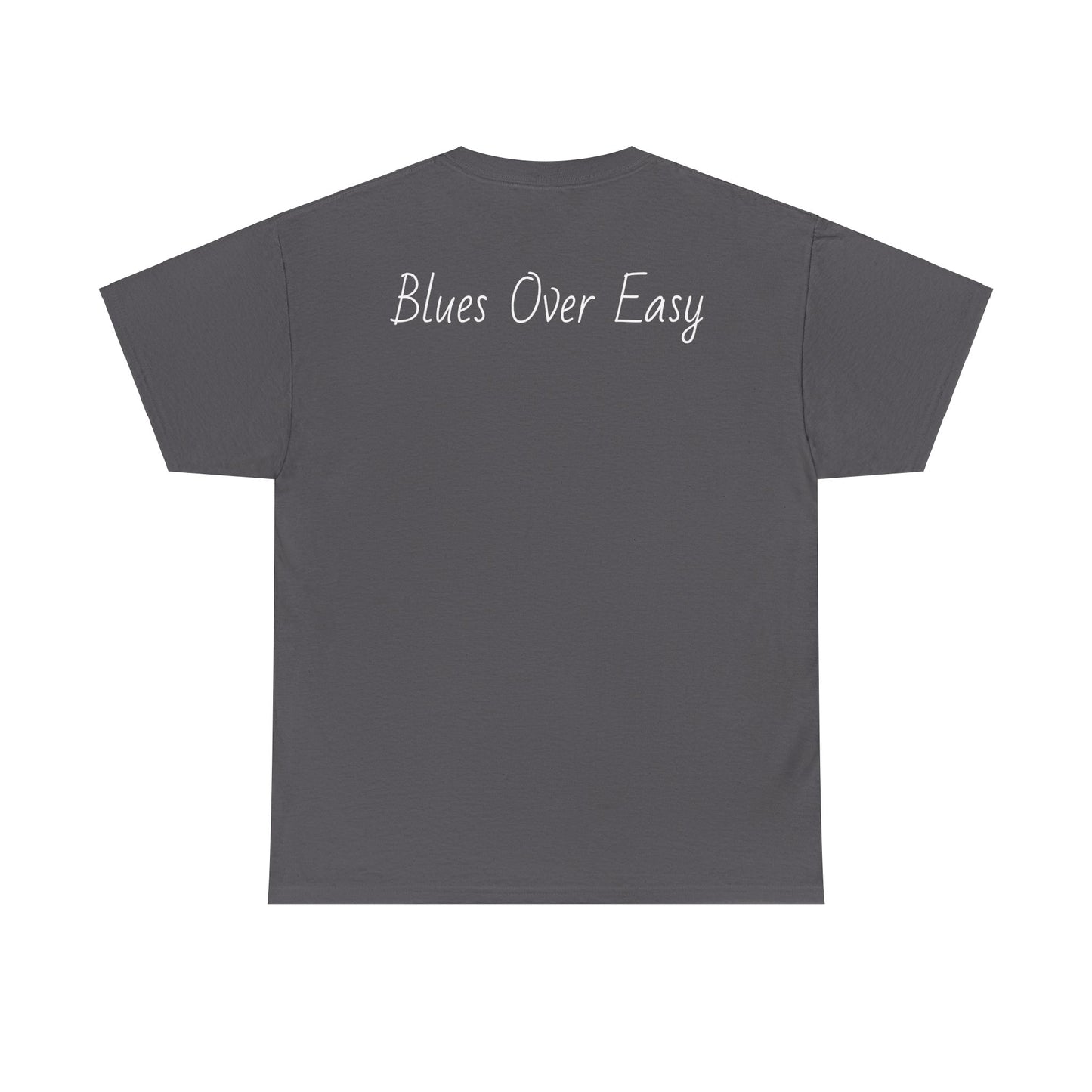 Unisex Heavy Cotton Tshirt I Heart The Blues 002