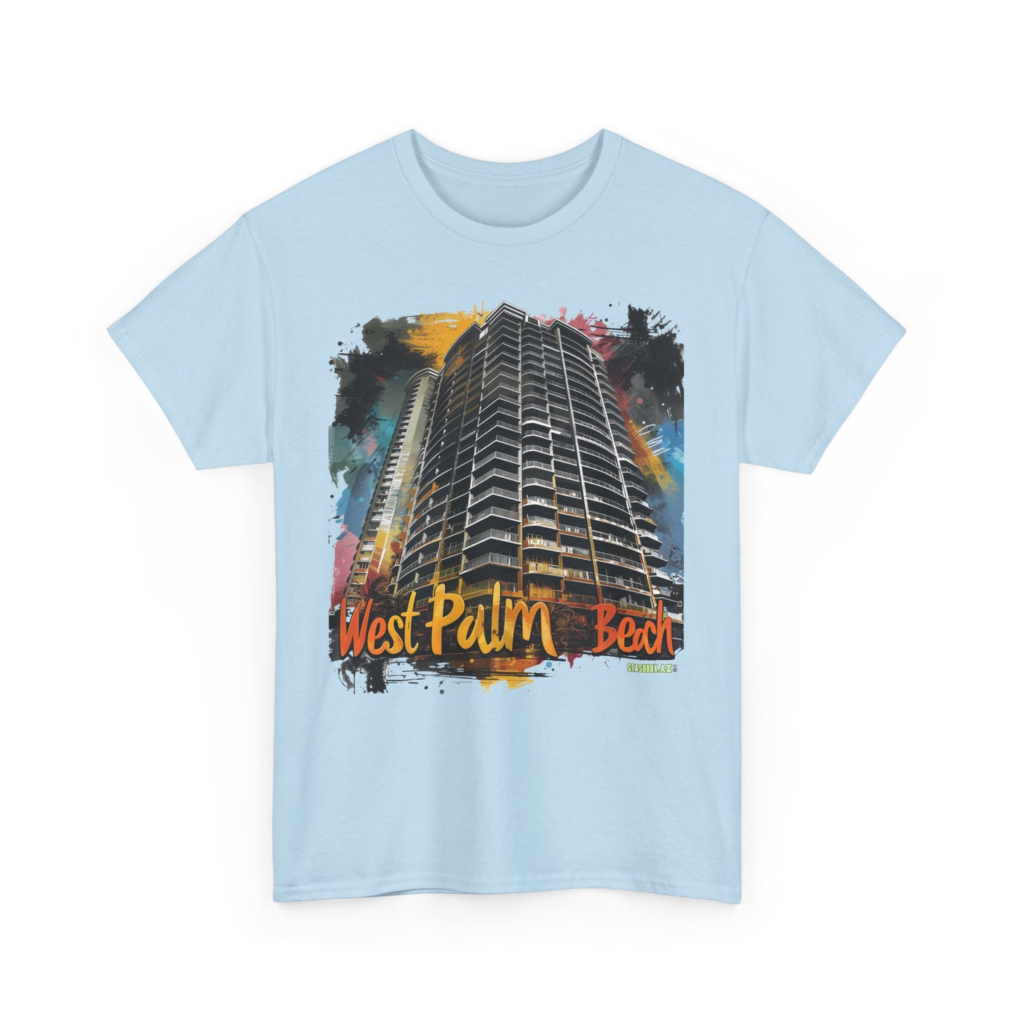 Unisex Heavy Cotton Tee West Palm Beach 021