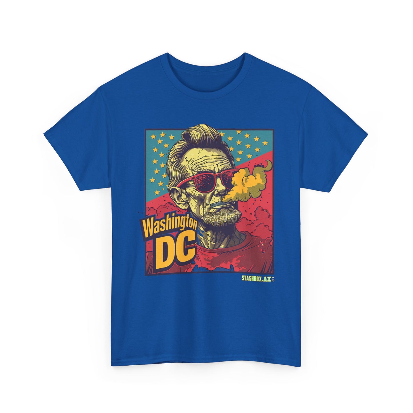 Unisex Heavy Cotton TShirt Abe Lincoln Washington DC 008