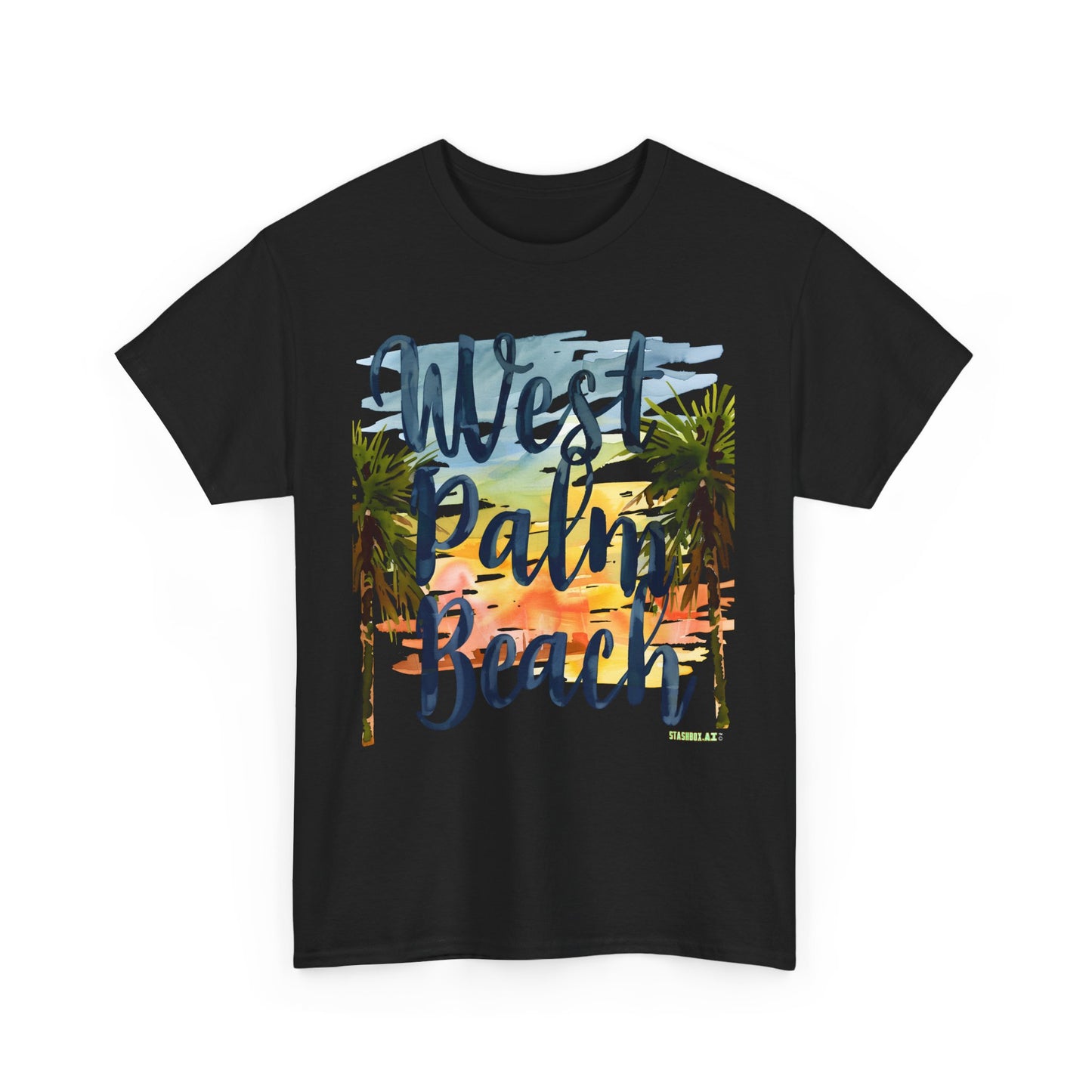 Unisex Heavy Cotton Tee West Palm Beach 005