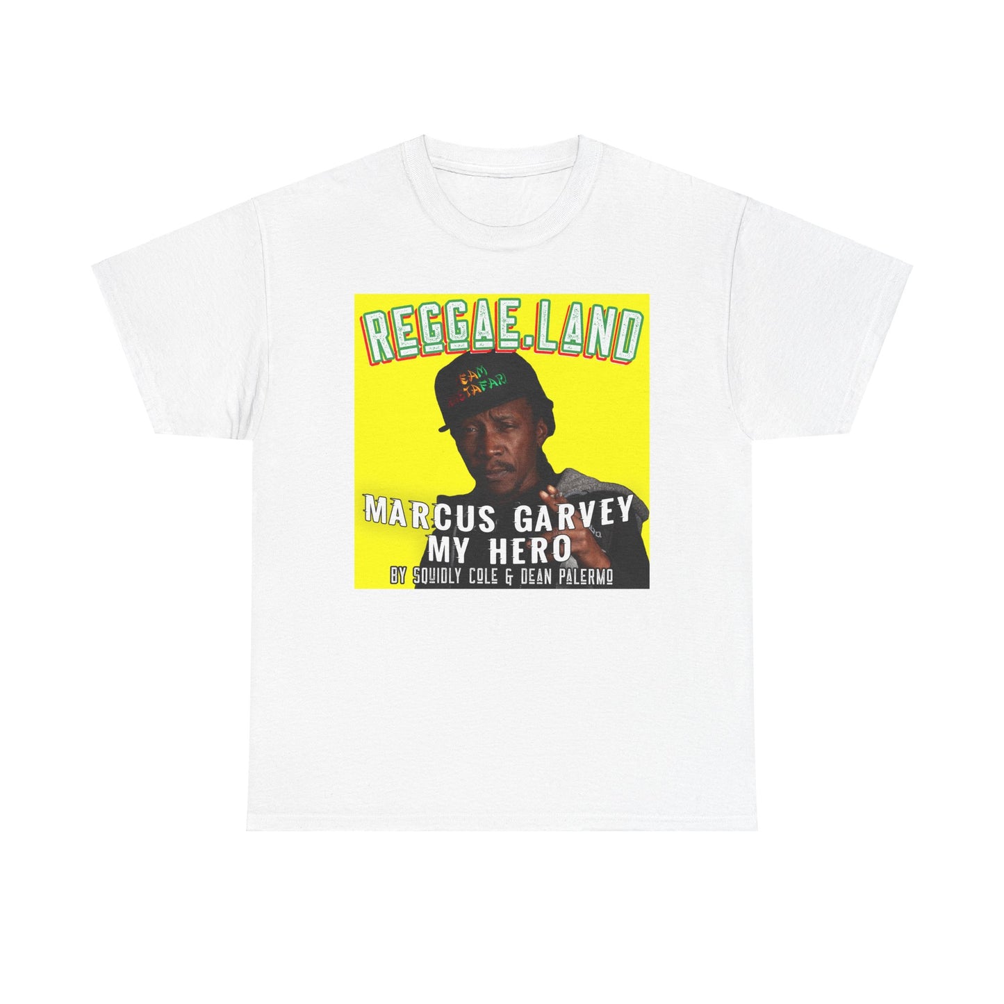 Men's Short-Sleeve Unisex T-Shirt Reggae.Land Squidly Cole Marcus Garvey My Hero Stashbox 10