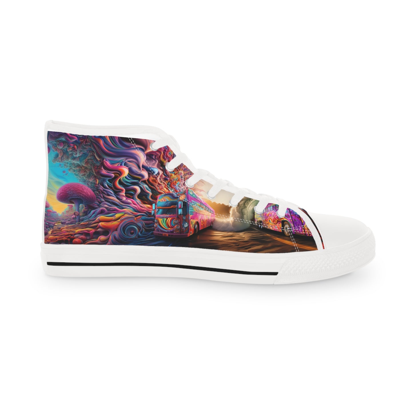 Unisex High Top Sneakers Psychedelic 001