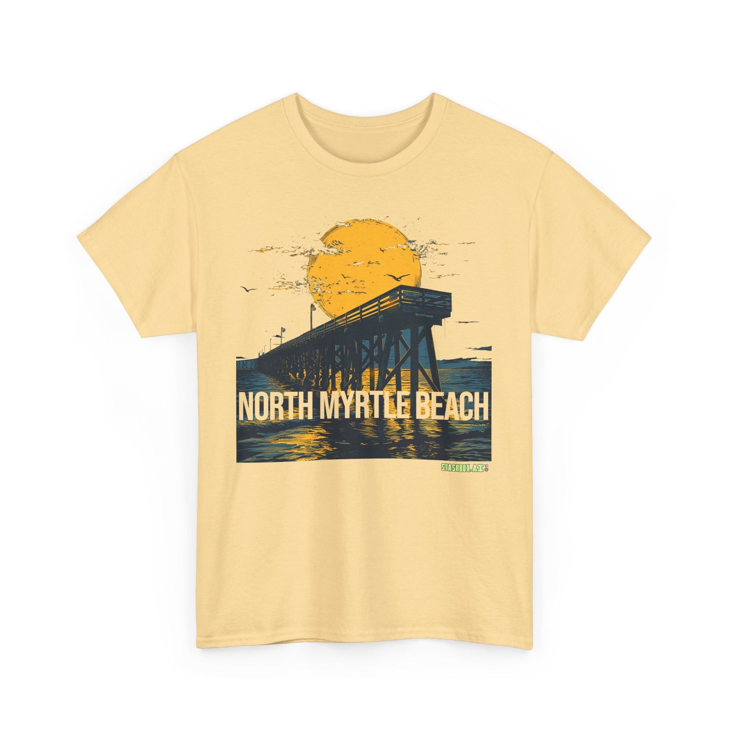 Unisex Heavy Cotton Tee North Myrtle Beach Design 007