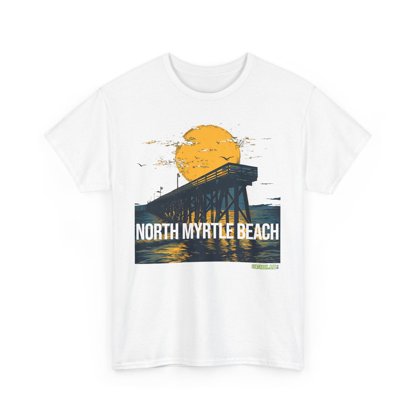 Unisex Heavy Cotton Tee North Myrtle Beach Design 007