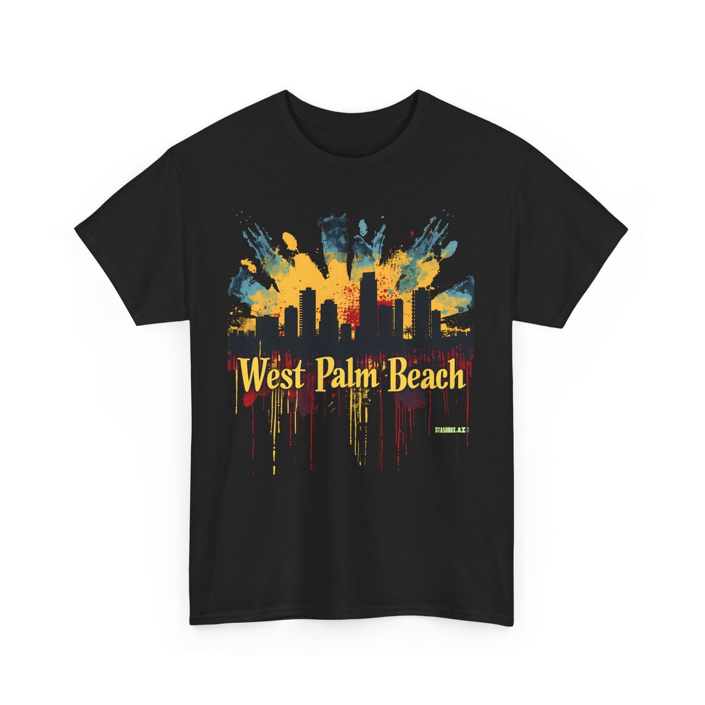 Unisex Heavy Cotton Tee West Palm Beach 002