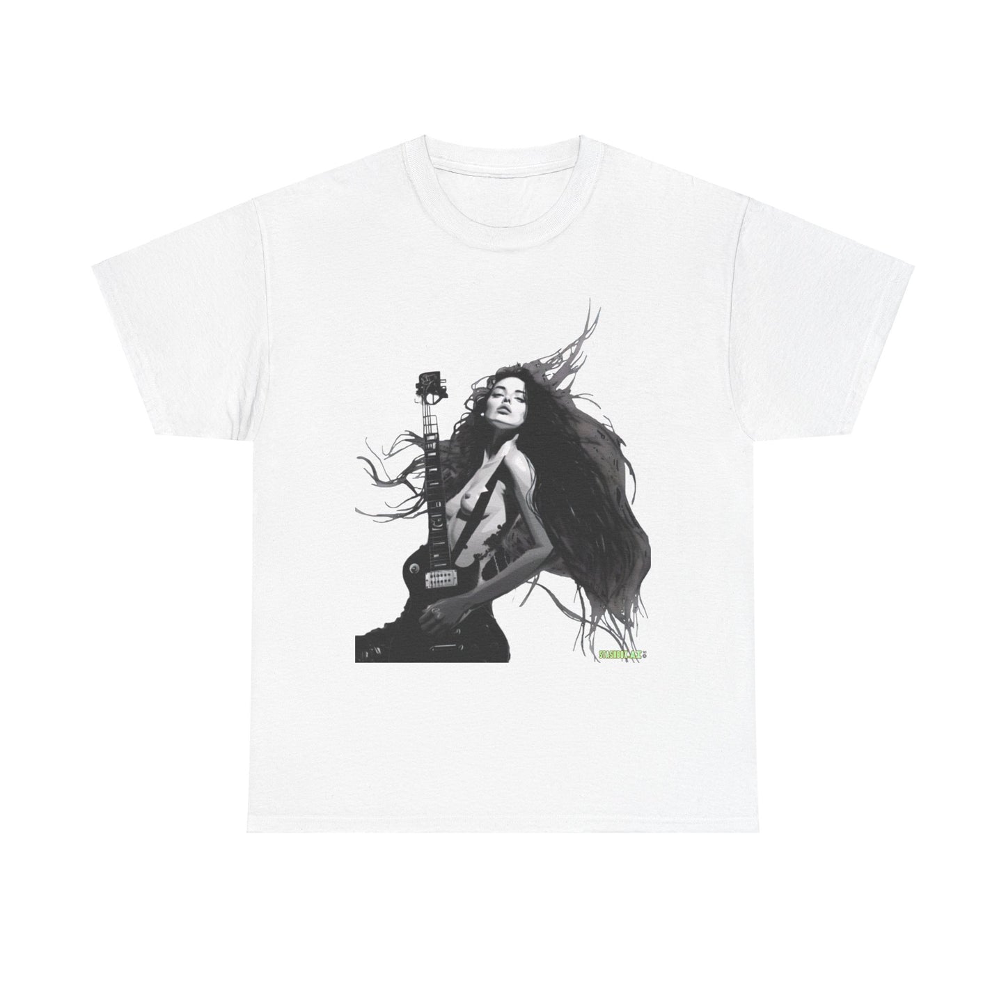 Unisex Heavy Cotton T-Shirt  Girl Guitar N2