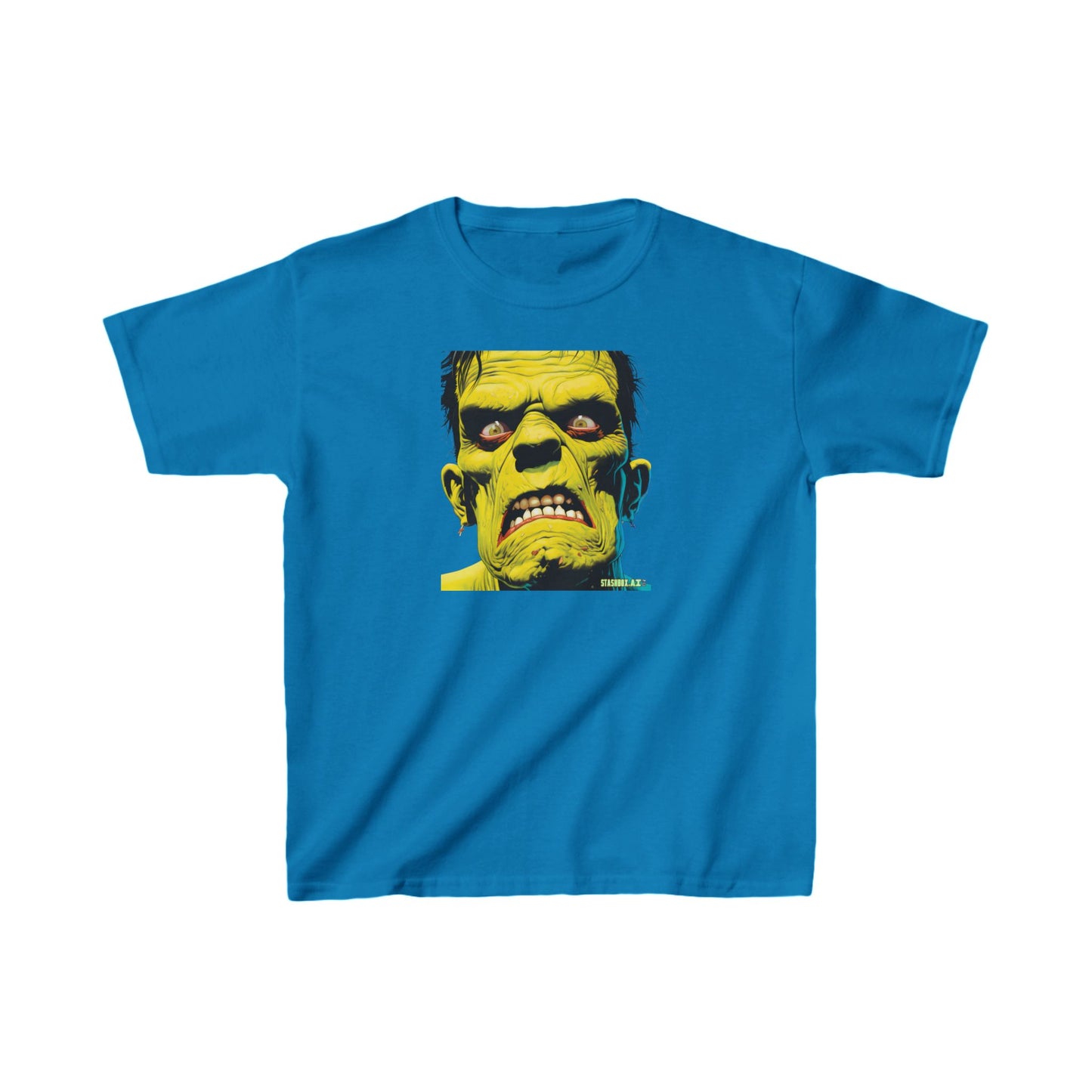 Scary Frankenstein Kids Heavy Cotton™ Tee