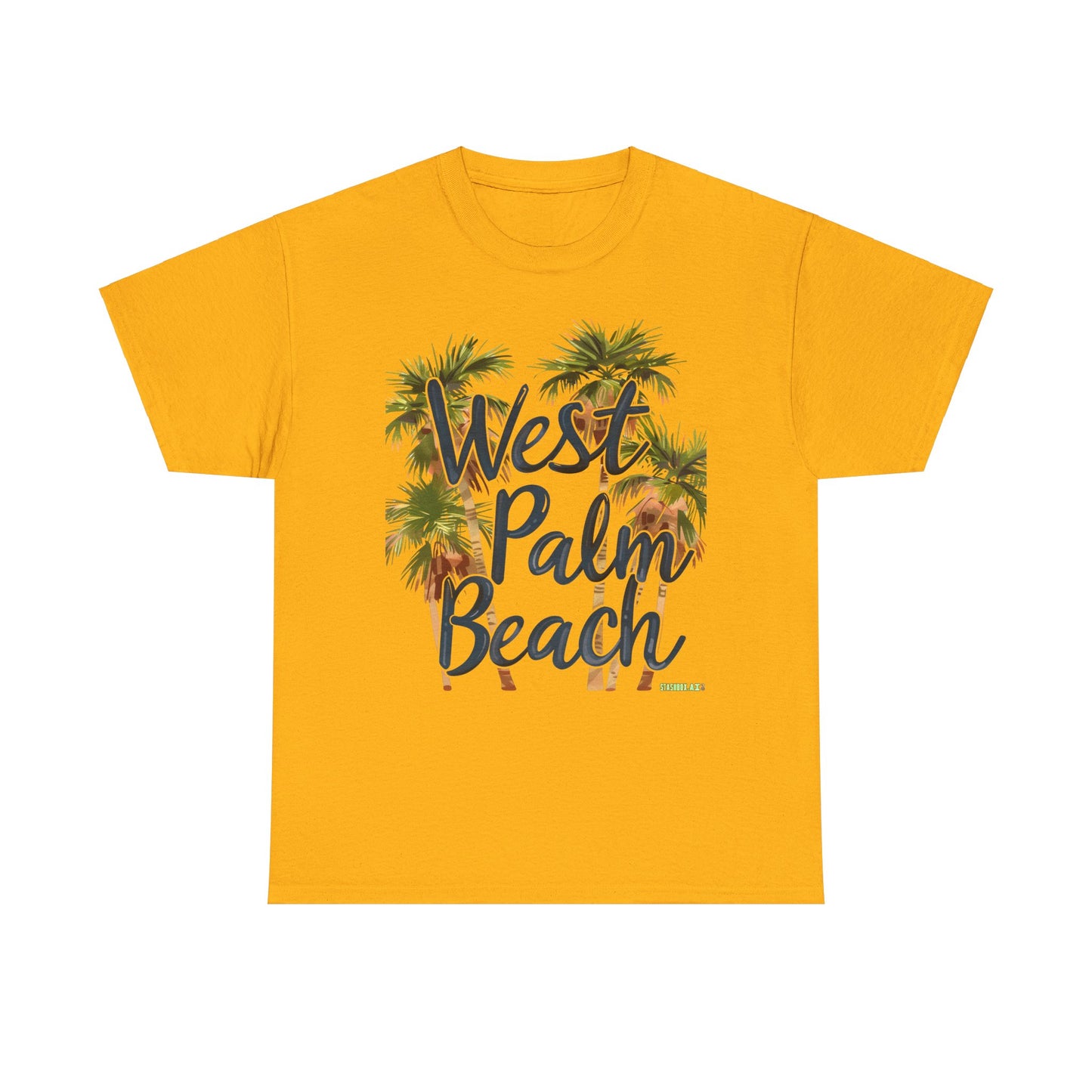 Unisex Heavy Cotton Tee West Palm Beach 018