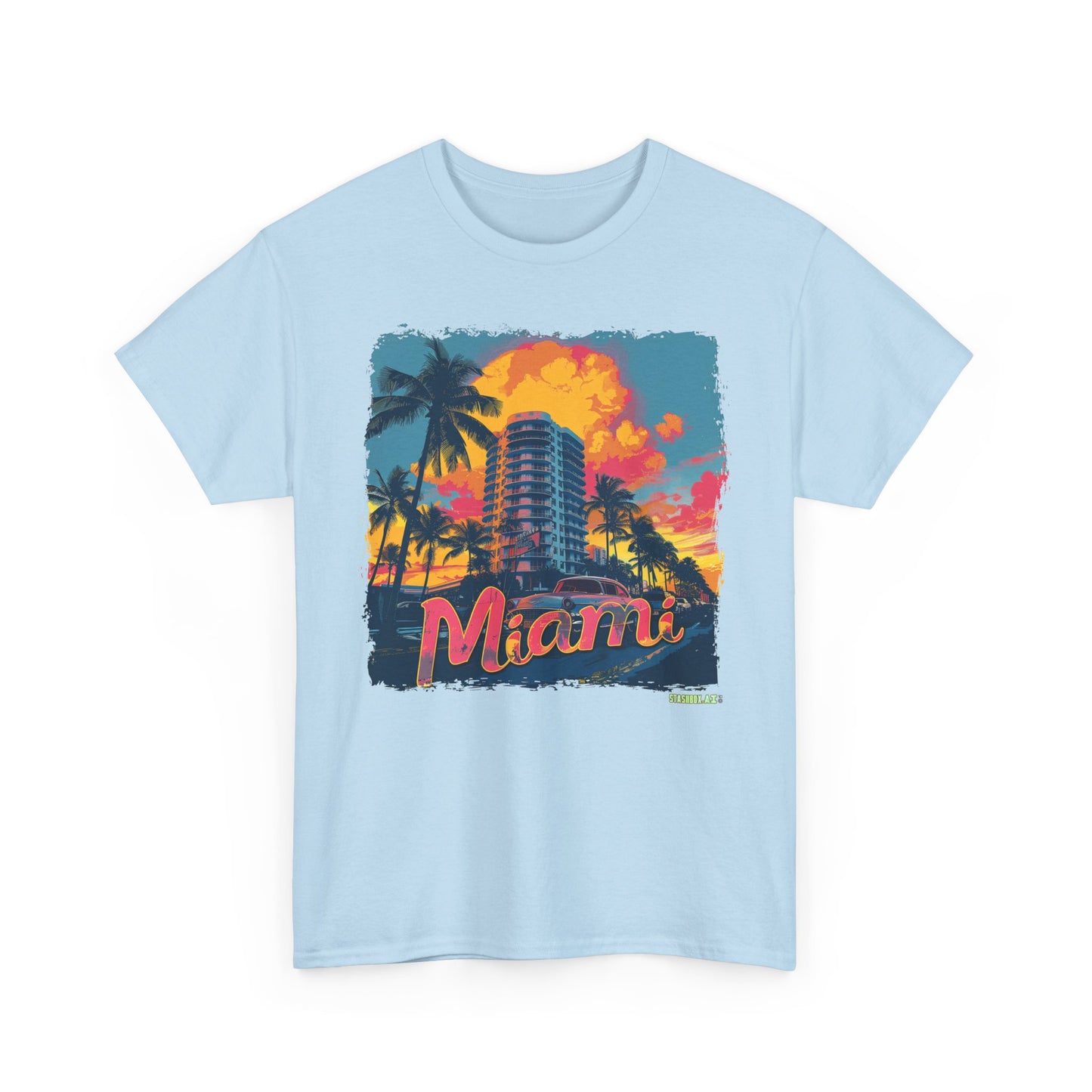 Unisex Heavy Cotton TShirt Miami 012