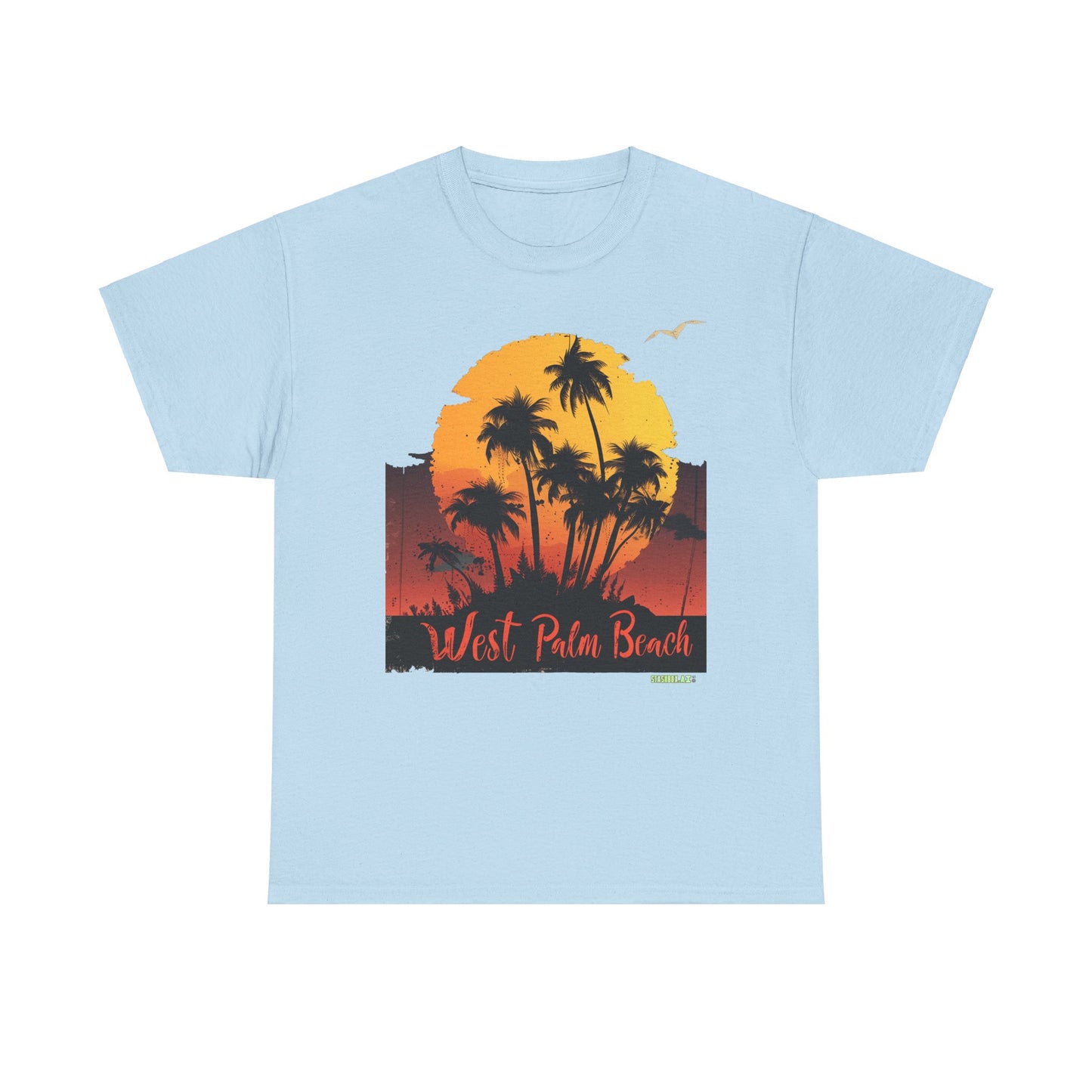 Unisex Heavy Cotton Tee West Palm Beach 026