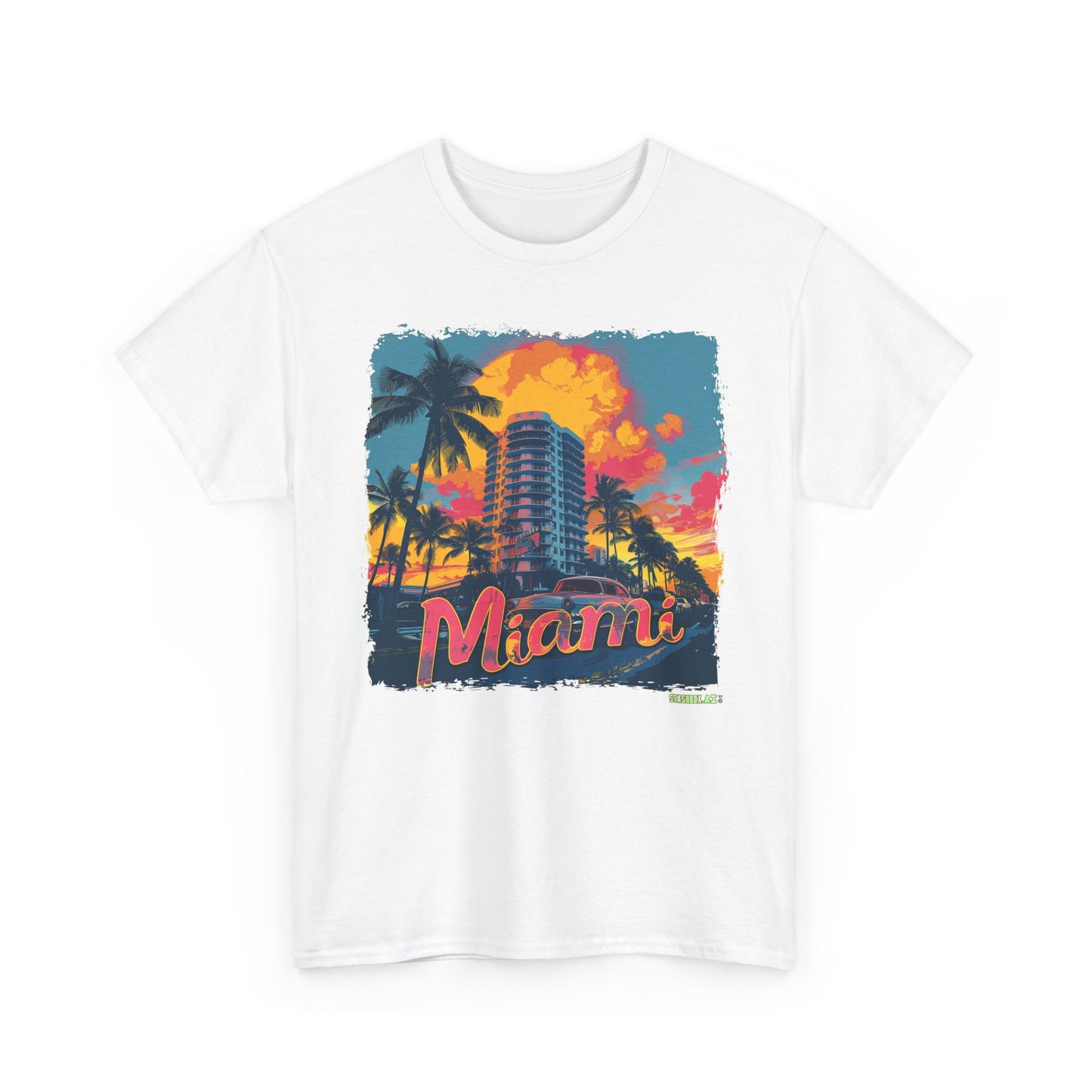 Unisex Heavy Cotton TShirt Miami 012