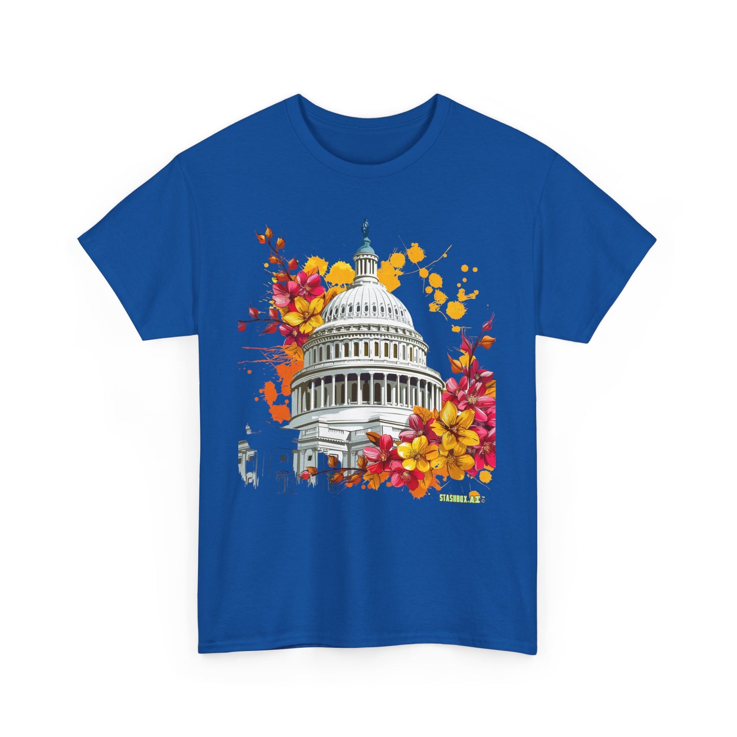 Unisex Heavy Cotton TShirt Washington DC 001