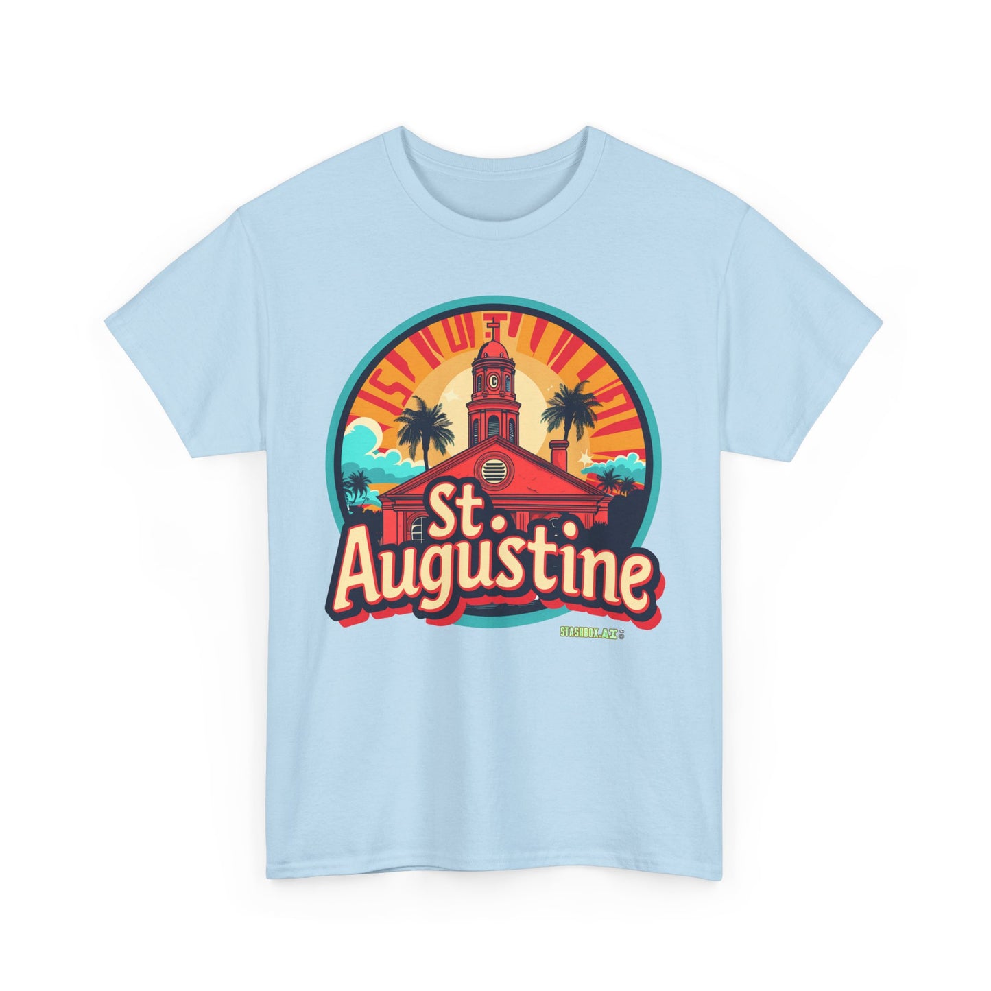 Unisex Heavy Cotton Tee St. Augustine Design 004