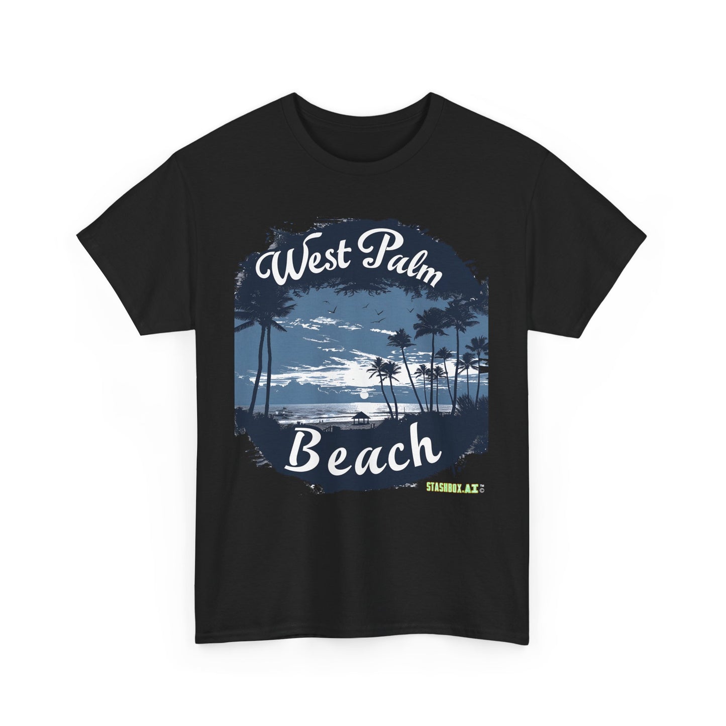 Unisex Heavy Cotton Tee West Palm Beach 009