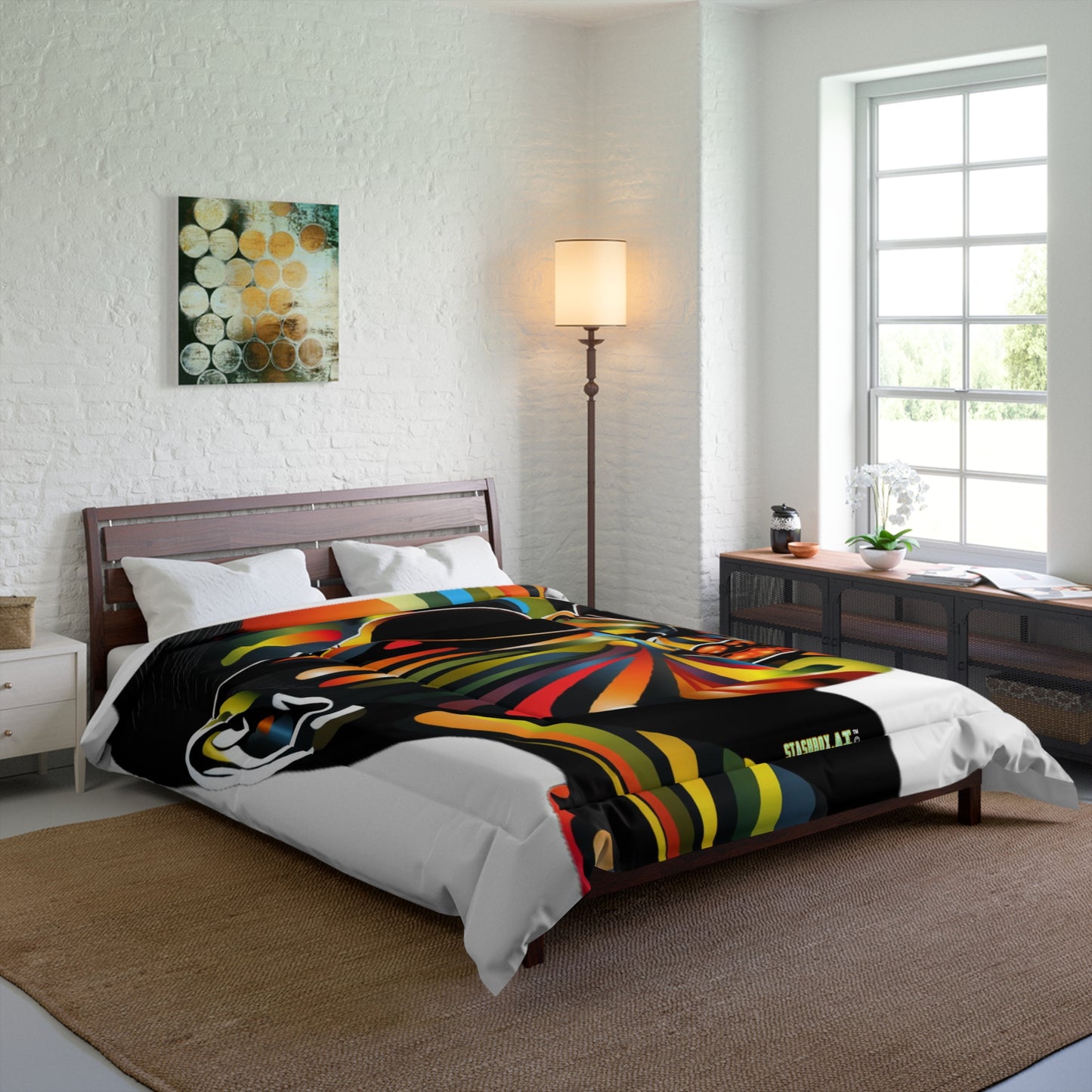 Beautiful Rainbow Model Bedding Comforter 002