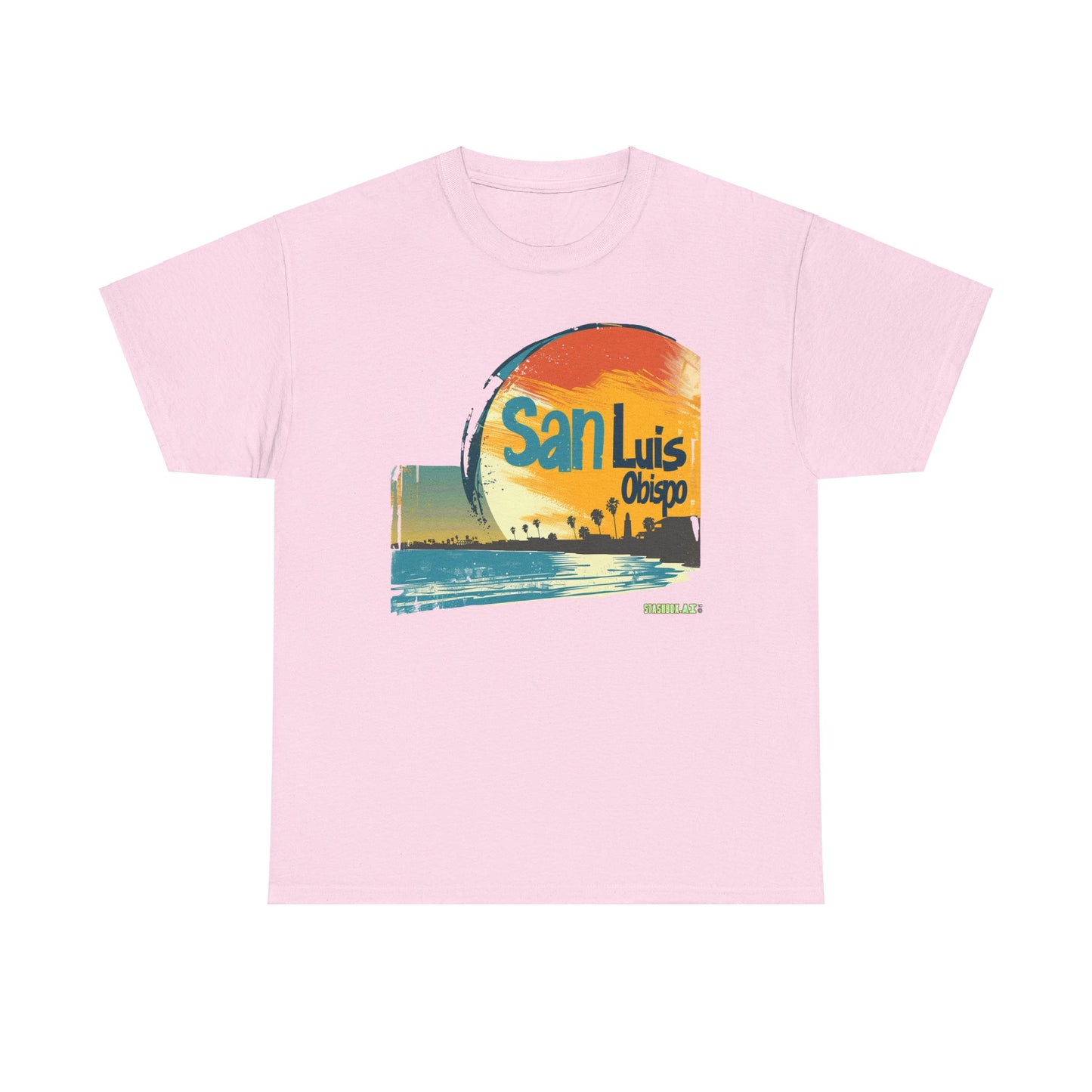 Unisex Heavy Cotton TShirt San Luis Obispo Design 001