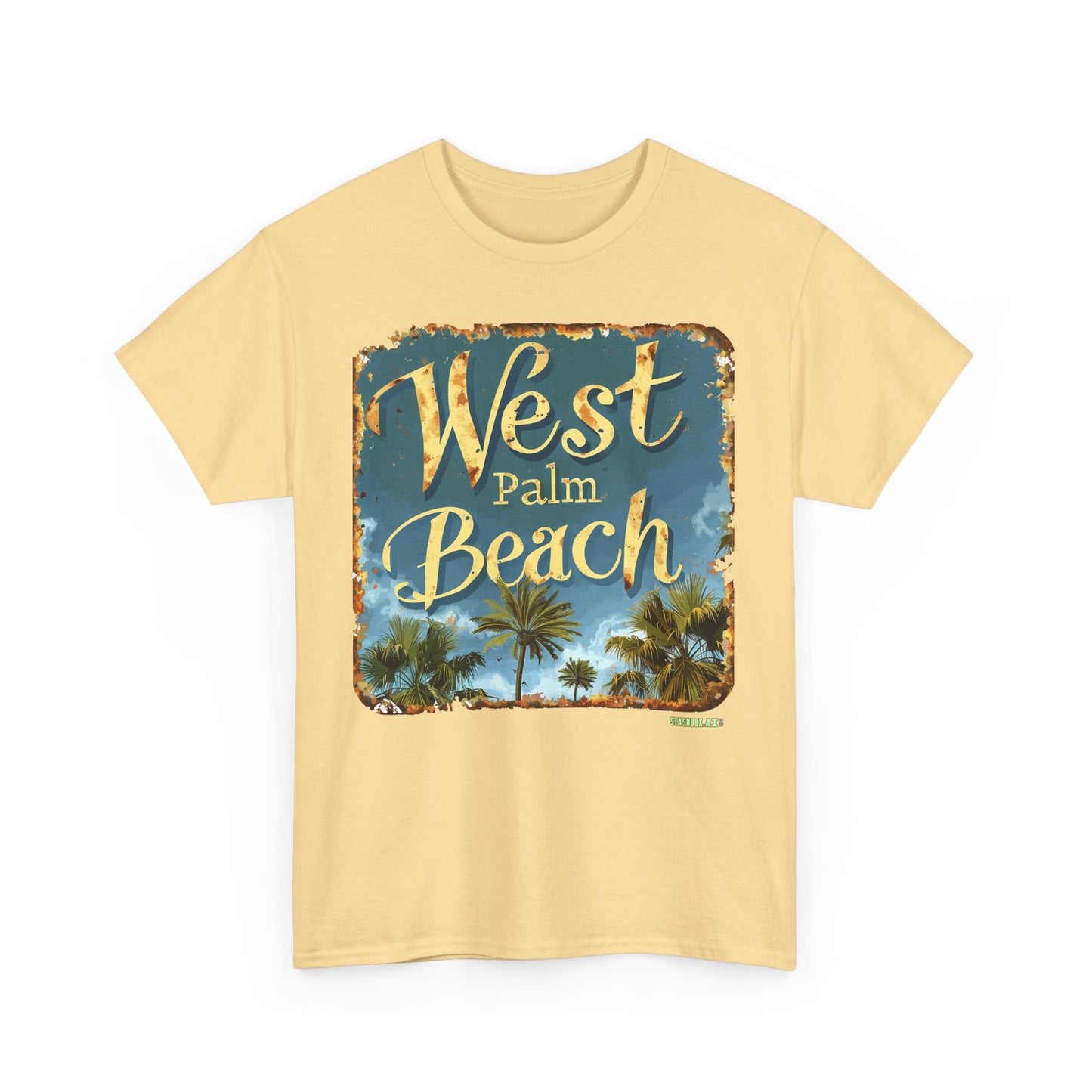 Unisex Heavy Cotton Tee West Palm Beach 033