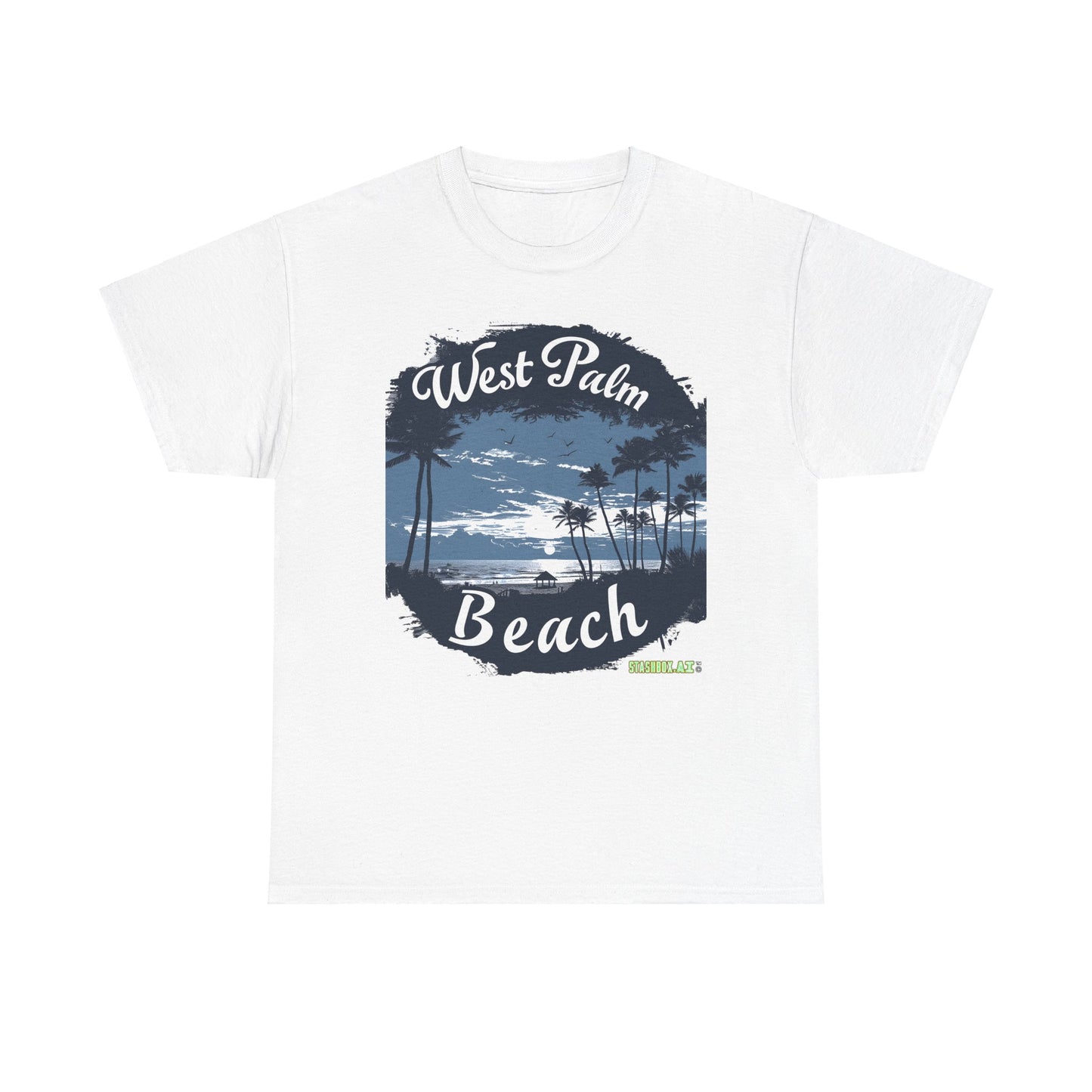 Unisex Heavy Cotton Tee West Palm Beach 009