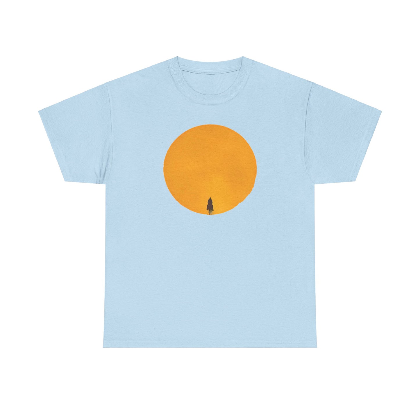 Unisex Heavy Cotton T-Shirt  Horserider in Sun 1