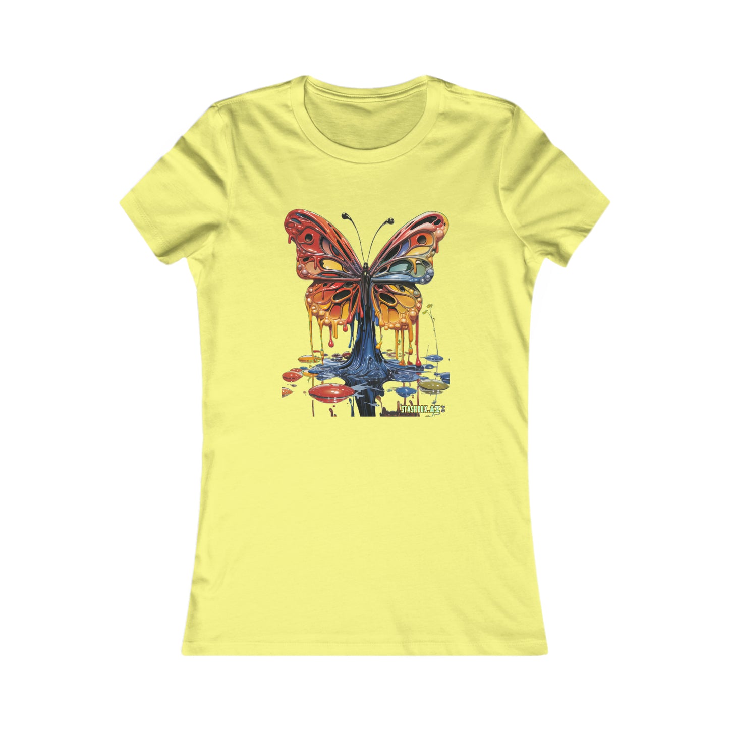 Women's Favorite T-Shirt Pop Surrealism Butterfly Design 008