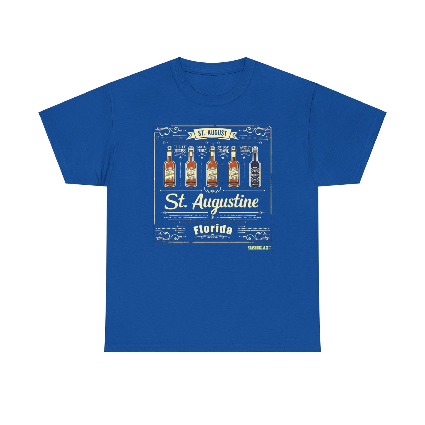 Unisex Heavy Cotton Tee St. Augustine Design 003