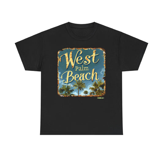 Unisex Heavy Cotton Tee West Palm Beach 033