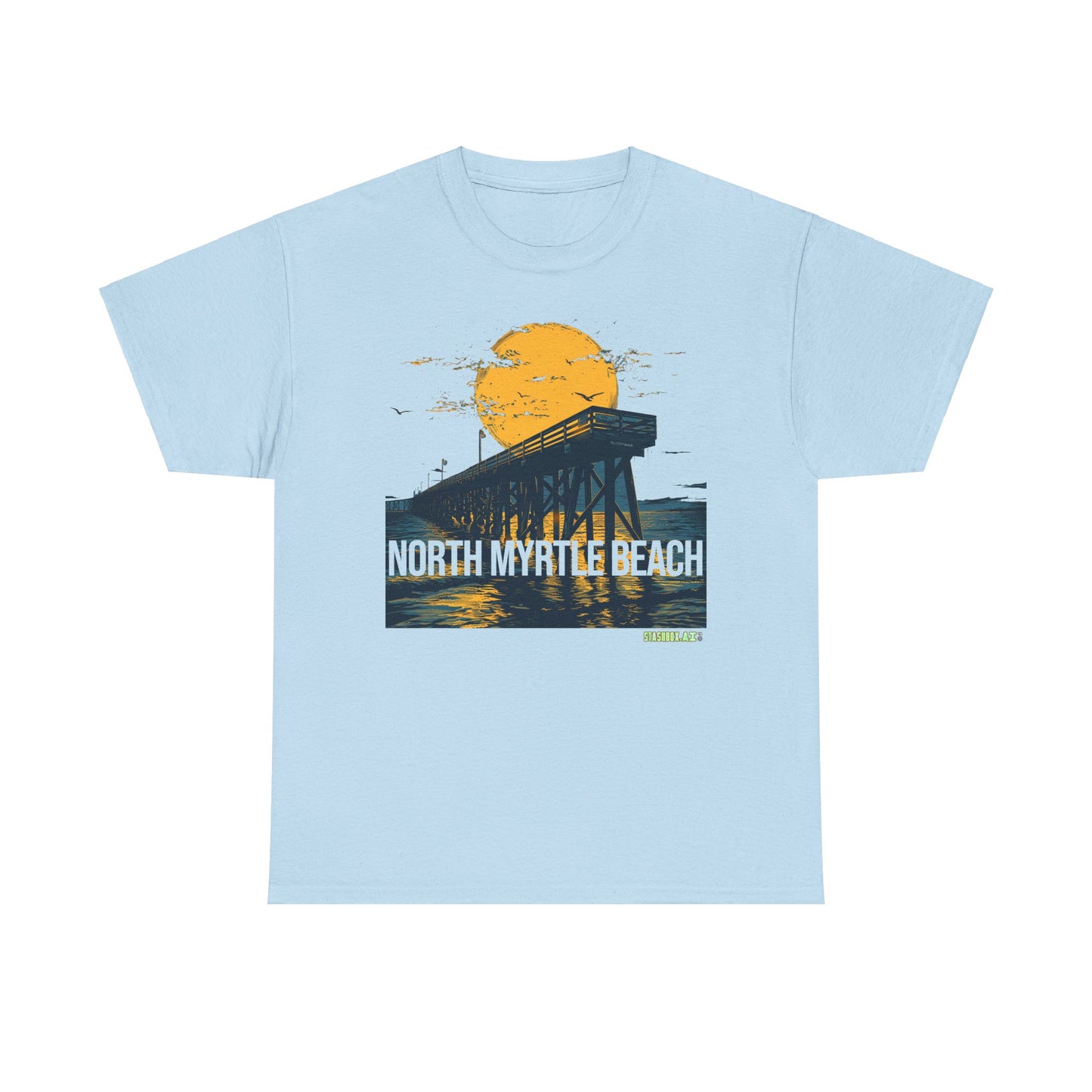 Unisex Heavy Cotton Tee North Myrtle Beach Design 007