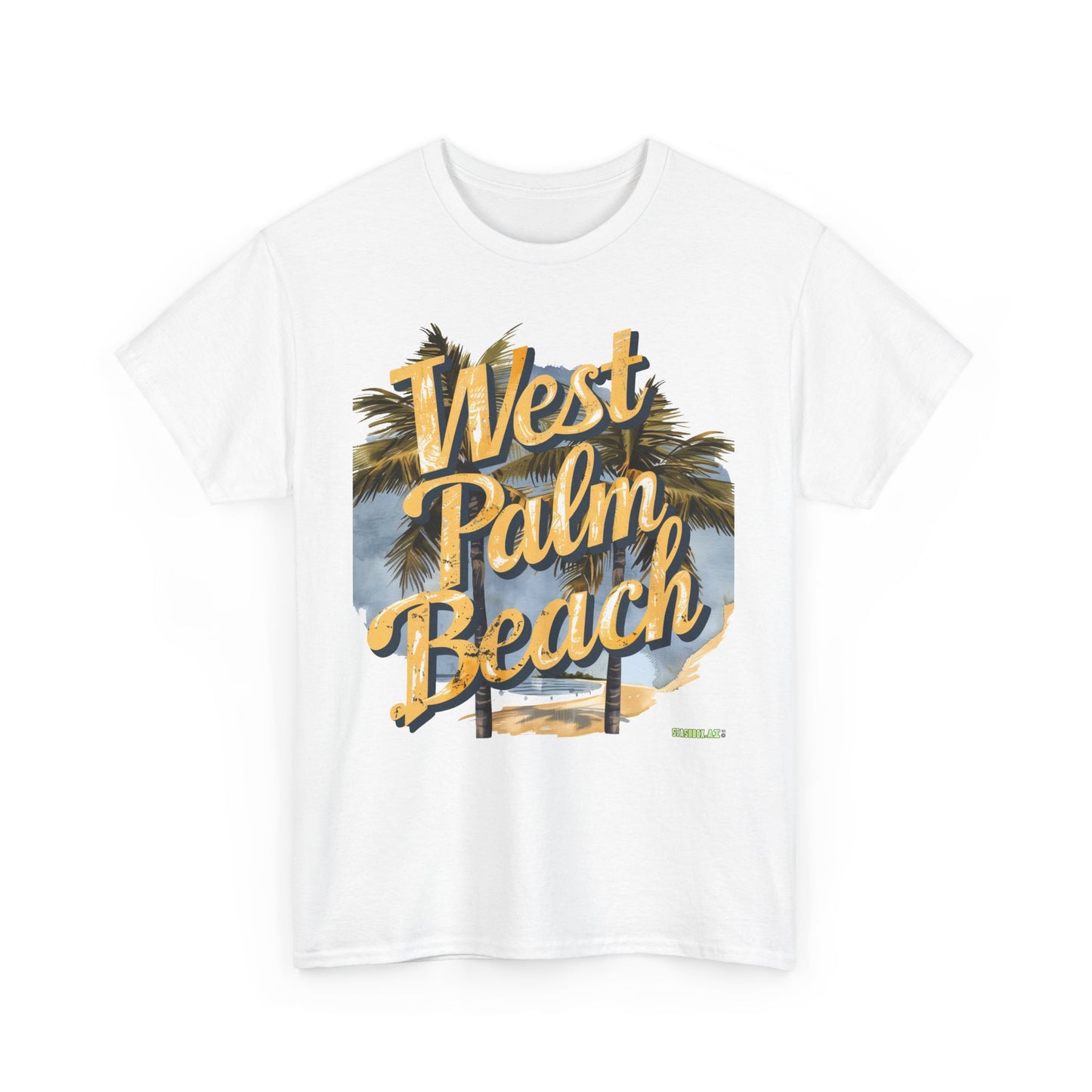 Unisex Heavy Cotton Tee West Palm Beach 012